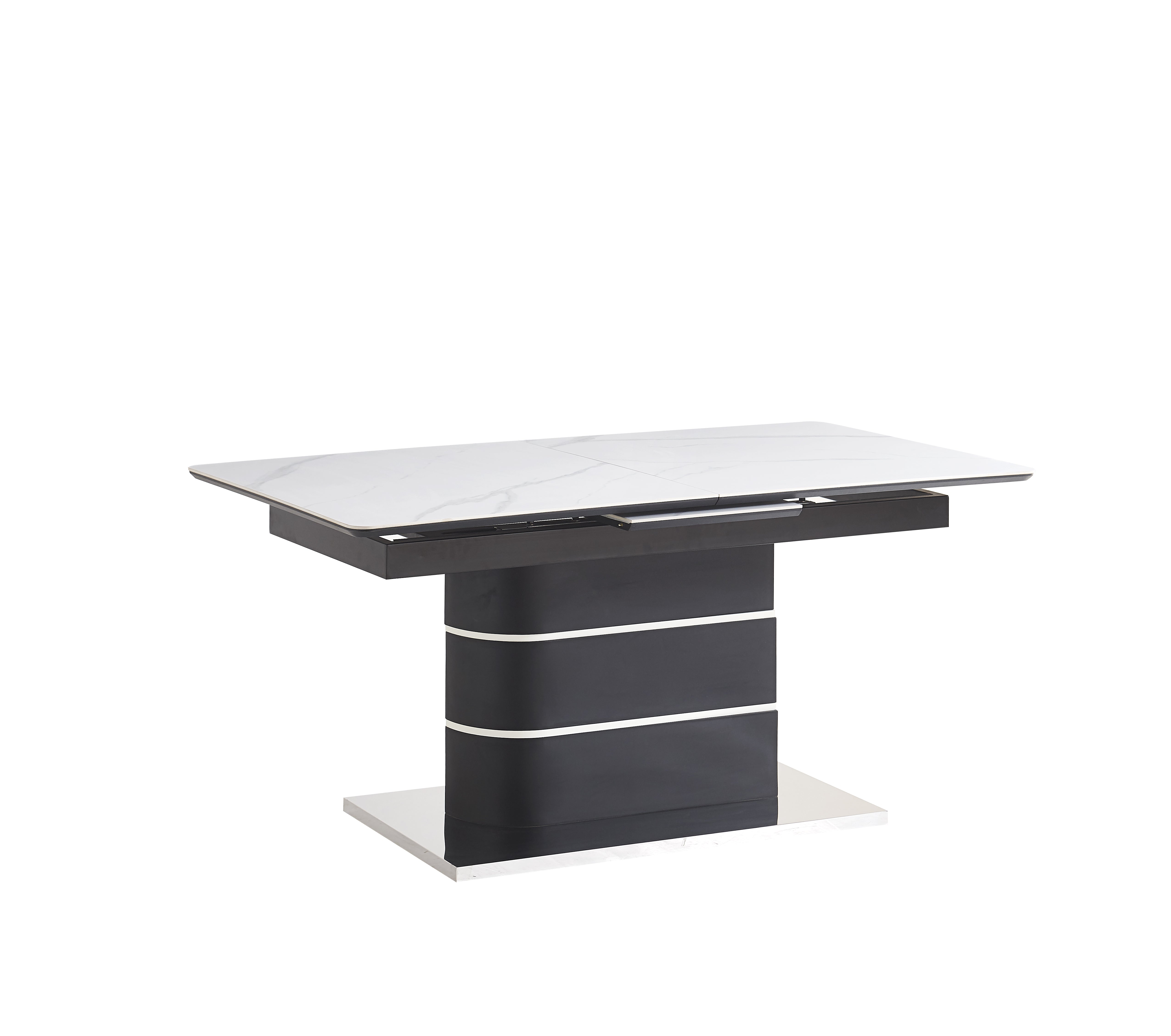Upholstered in soft dark grey velvet Dinette Set – T-1410 C-1412
