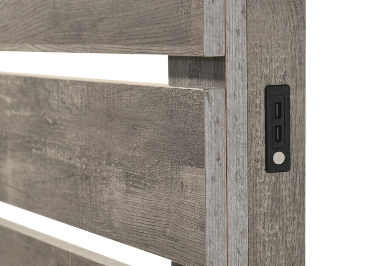 Charlotte Rustic Grey Wood Bedroom Set – Charlotte