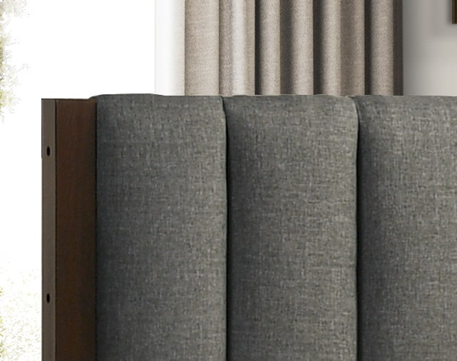 Dylan Grey Channel-Tufted Bedroom Set – Dylan