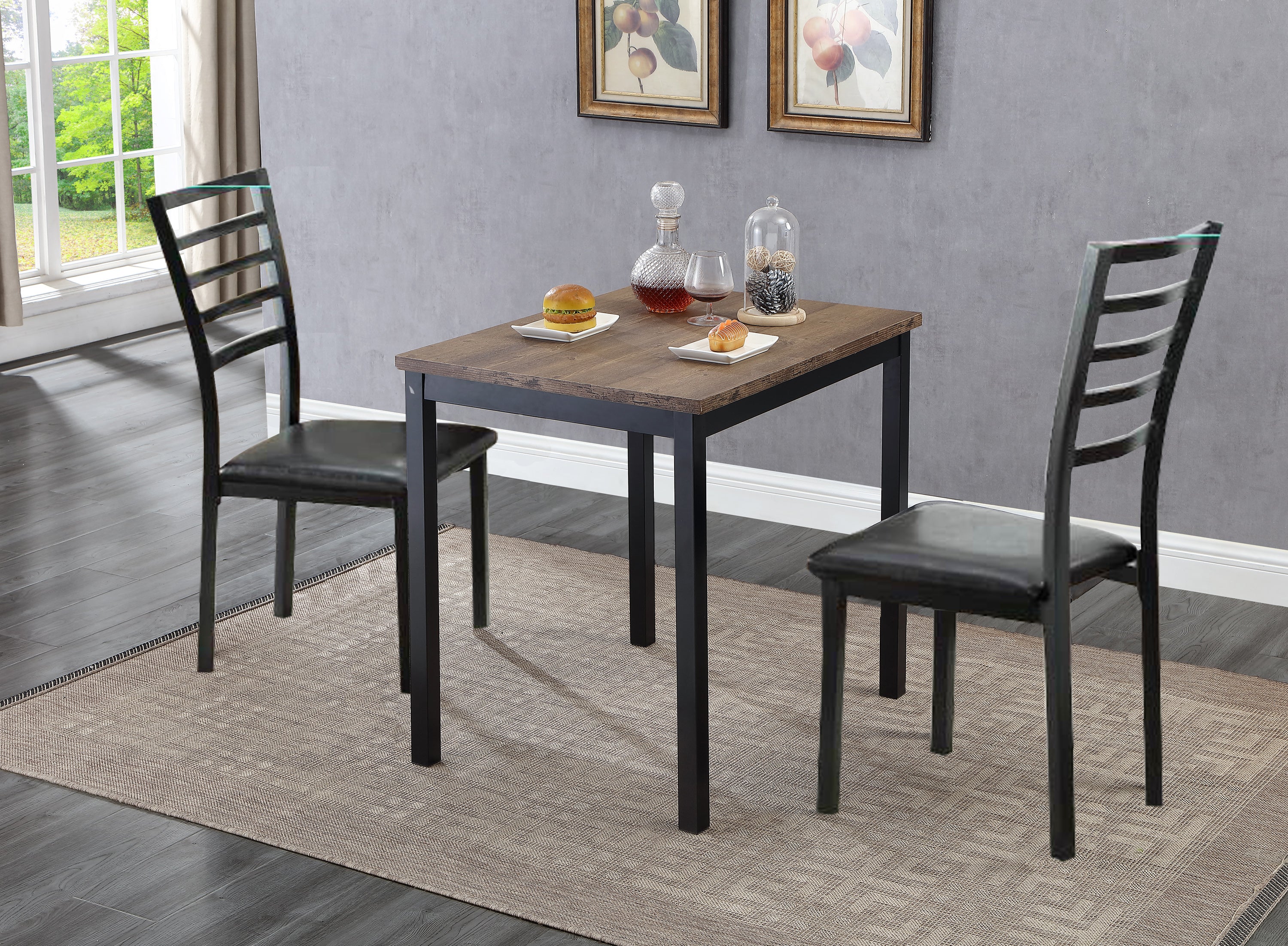 3pc Dinette Set – T-1025 C-1023