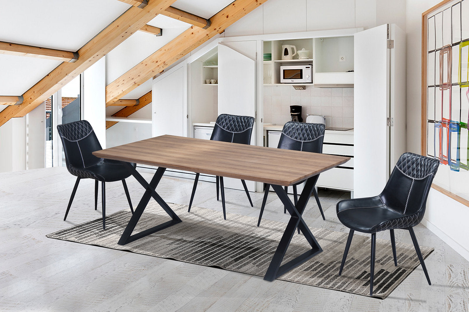 T-1812 C-1826 7pc Dinette Set