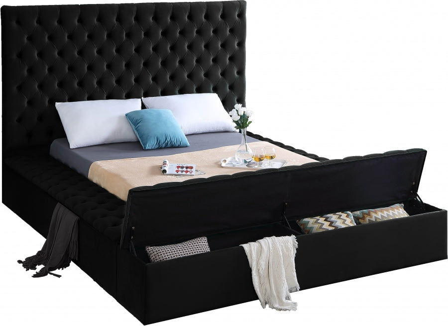 Ivory Tufted Storage Bed – IF-5793