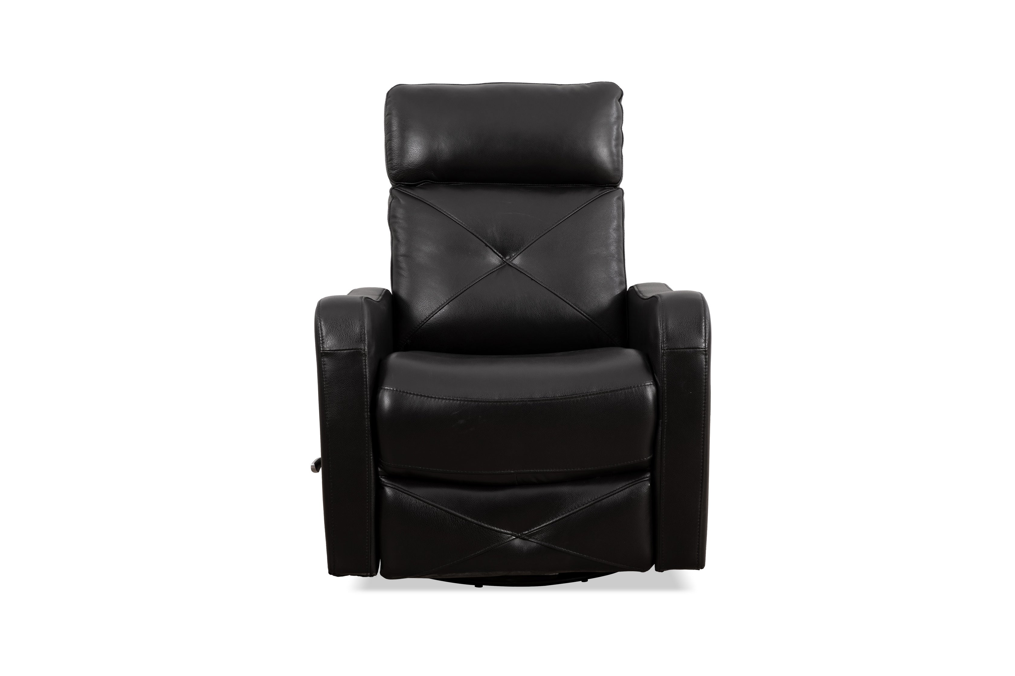 Black Leather Rocker Recliner – IF-6332-M Recliner
