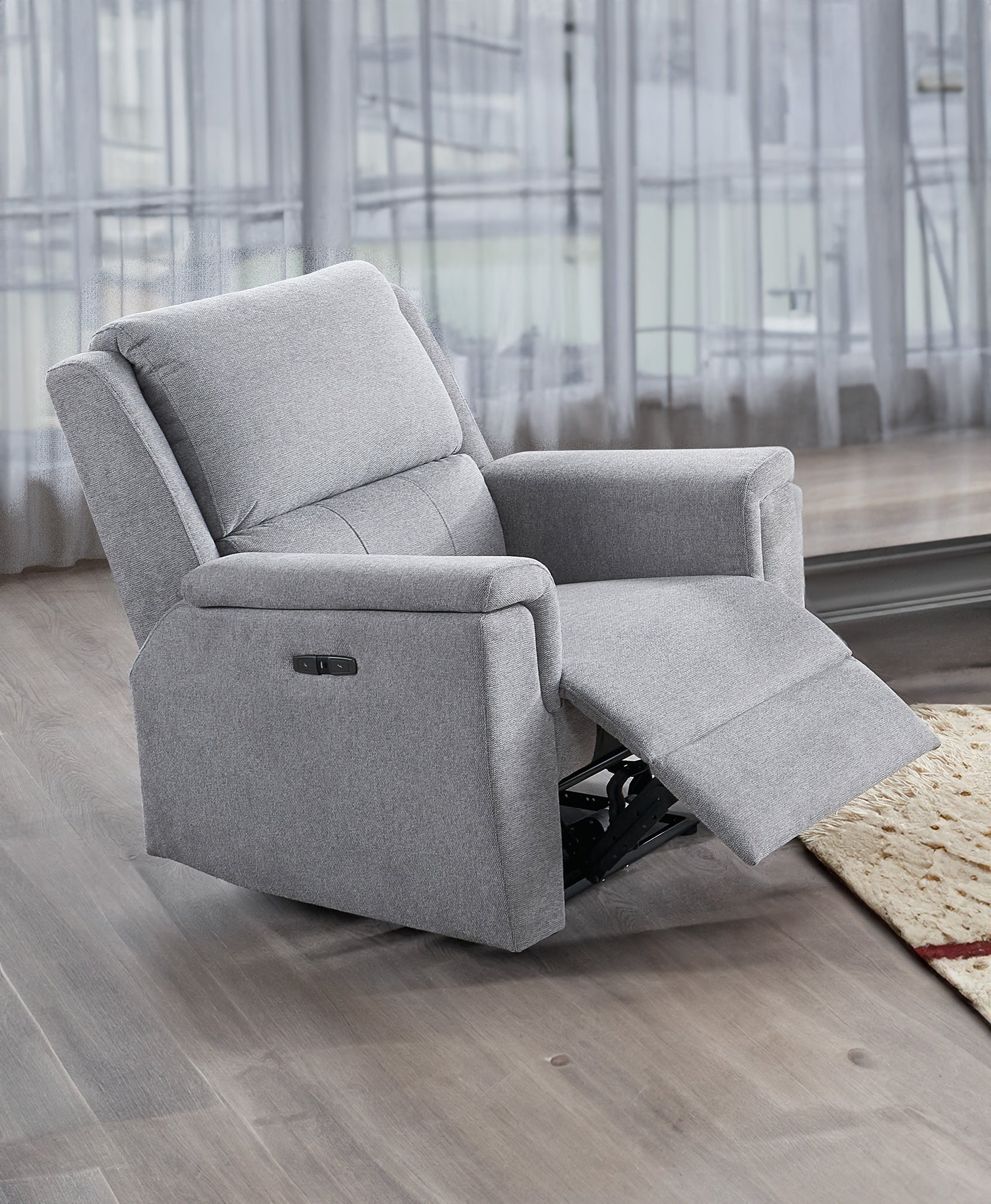 Light Grey Power Recliner Chair – IF-8155 Recliner