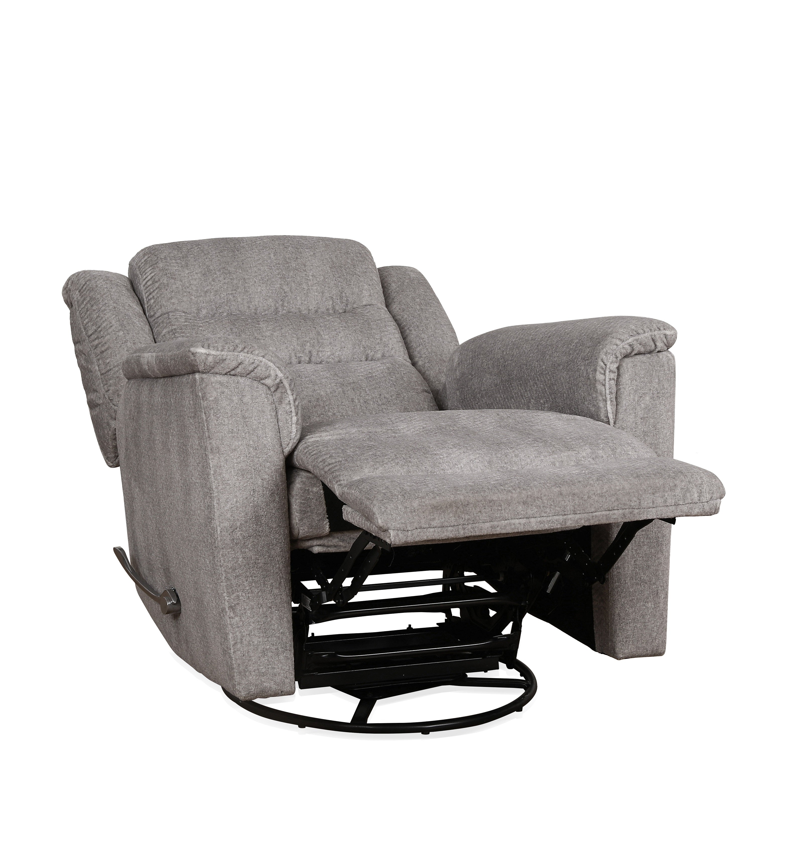Light Grey Fabric Rocker Recliner – IF-6345-M Recliner