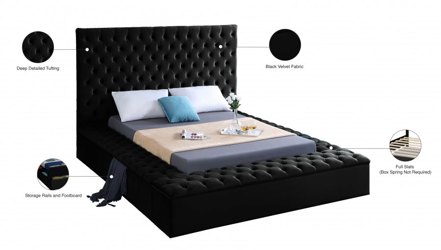 Ivory Tufted Storage Bed – IF-5793