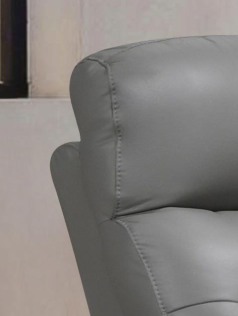 Grey Fabric Power Recliner Chair – IF-8141 Recliner