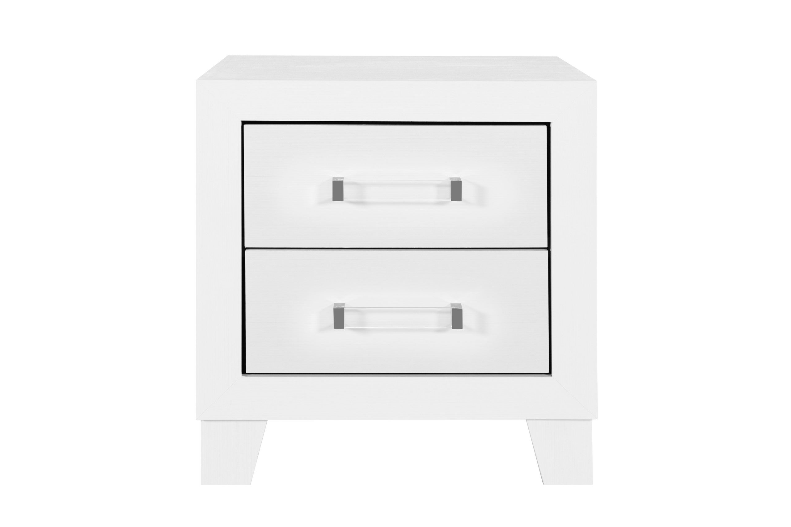 Sleek White Finish with minimalist appeal Night Stand – Luccia-White Night Stand