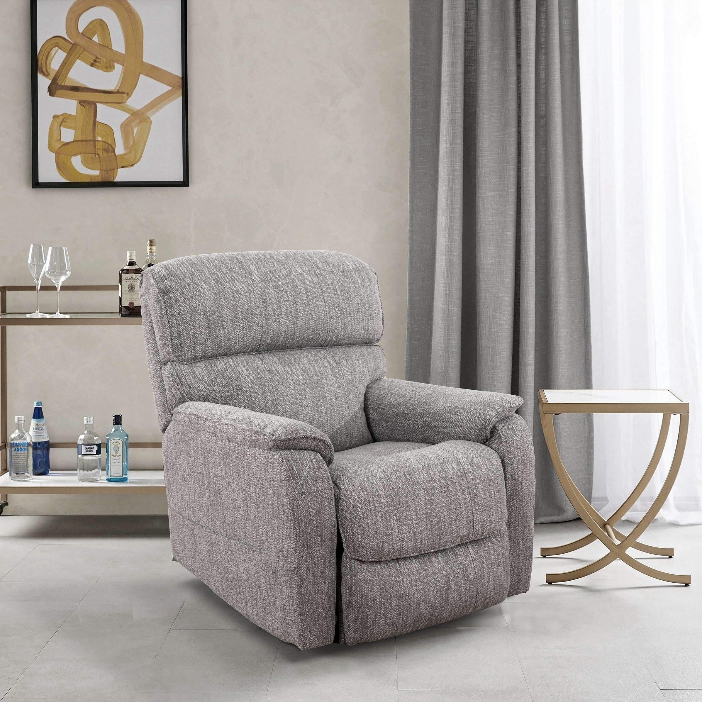Features Soft Grey Fabric Recliner / Lift Chair – IF-6360-M Lift Chair