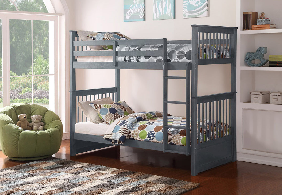 Grey Finish Bunk Bed – B-121G
