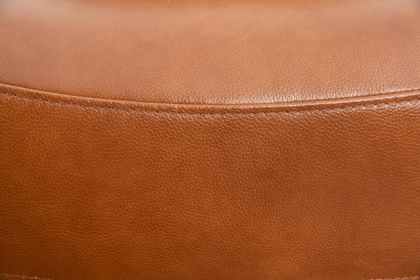 Cognac Leather Swivel Glider Recliner – IF-6331-M Recliner