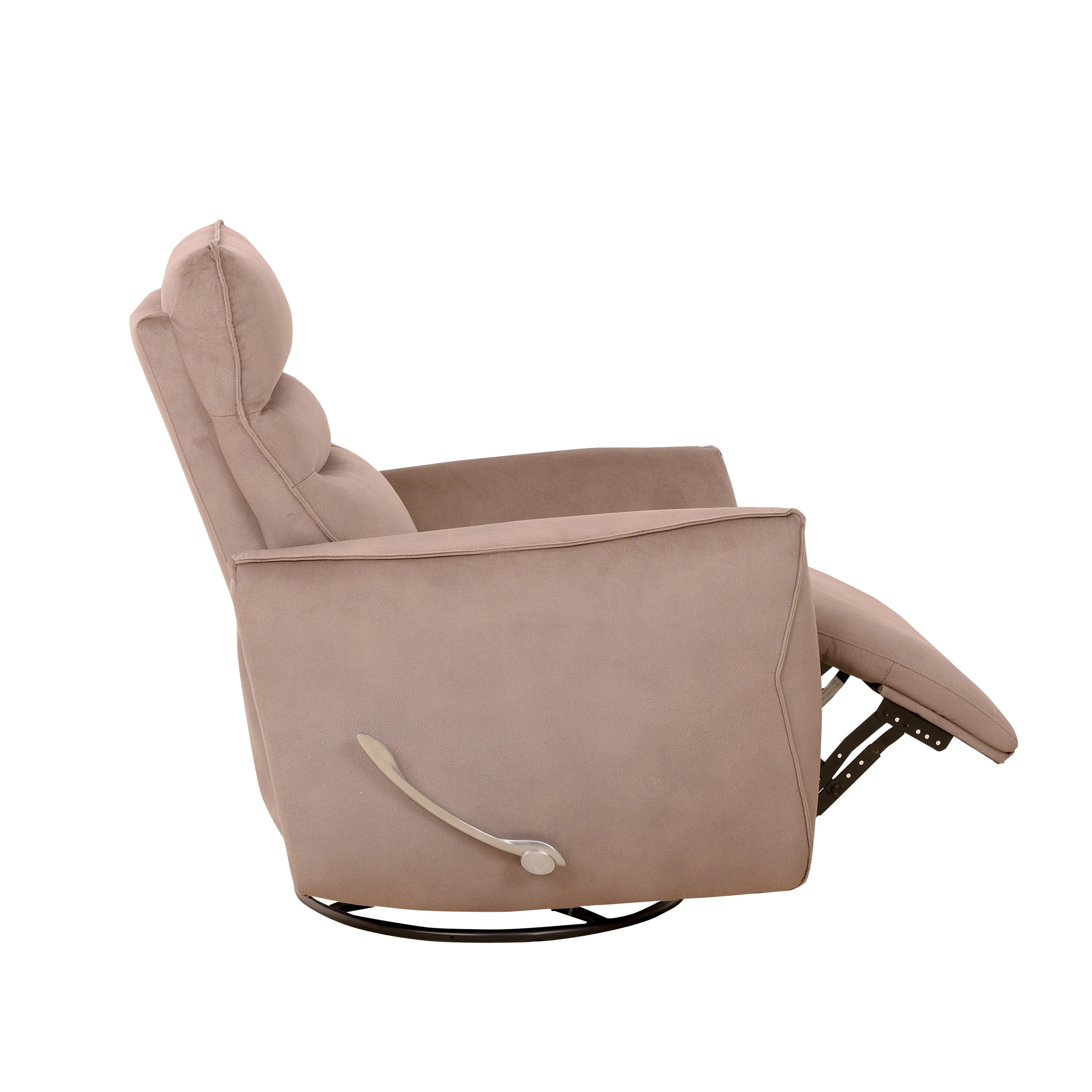 Taupe Fabric Swivel Glider Recliner – IF-6328-M Recliner