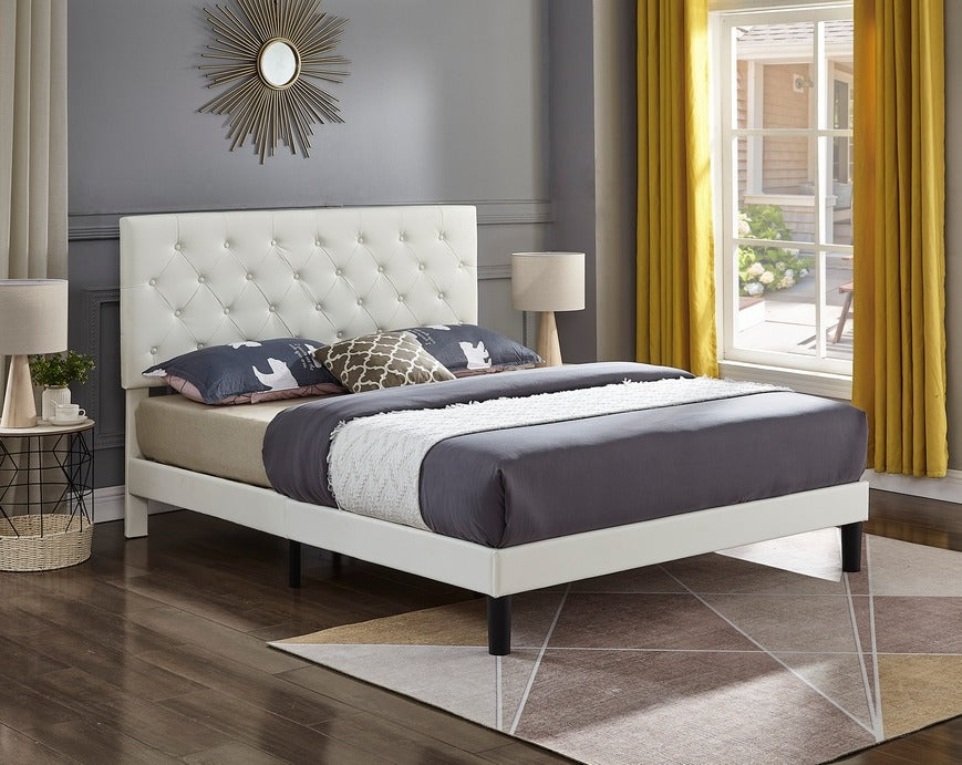 Image of if-5382 - double or queen bed - platform bed includes mattress support.