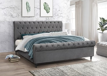 Image of if-197 - queen or king bed - platform bed includes mattress support.