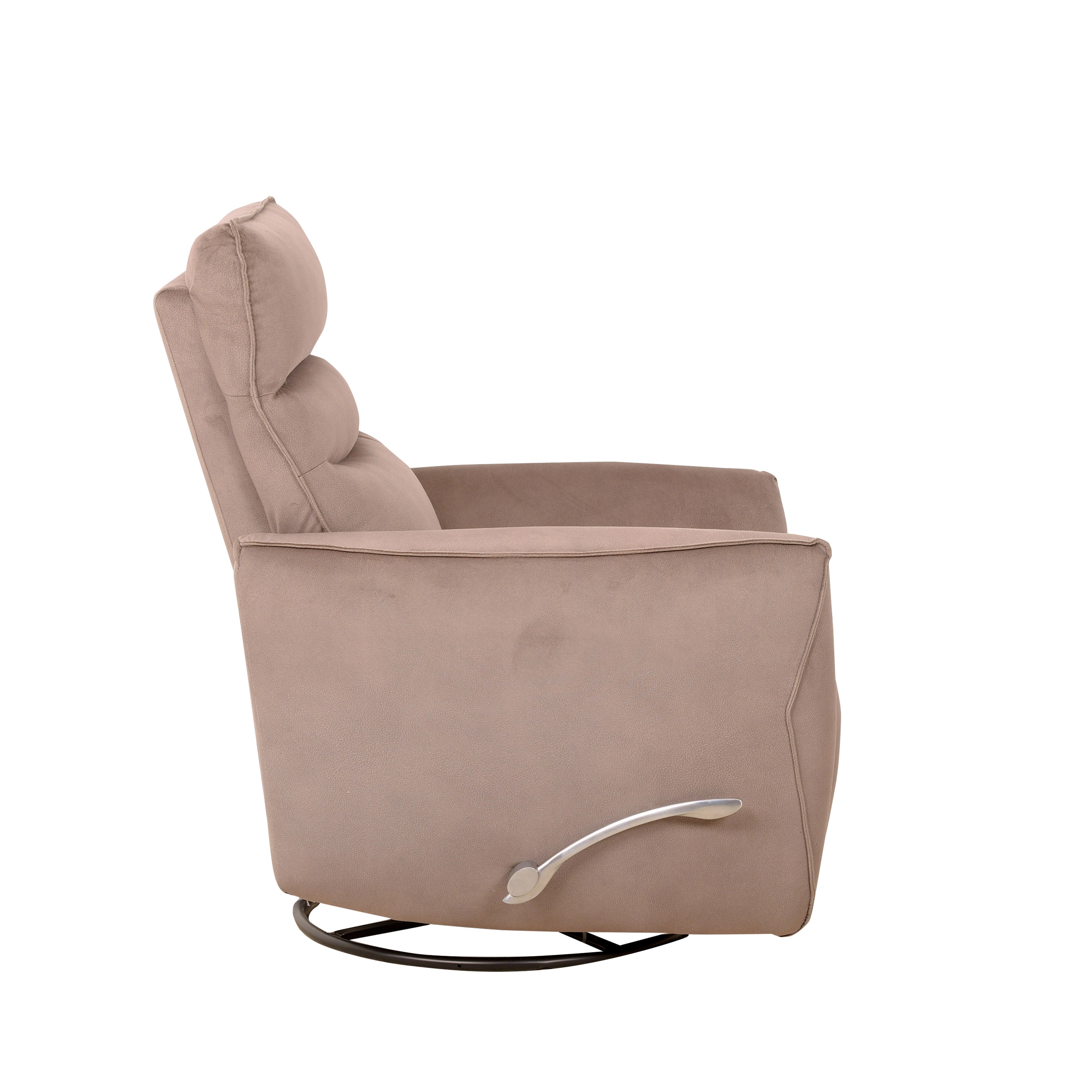 Taupe Fabric Swivel Glider Recliner – IF-6328-M Recliner