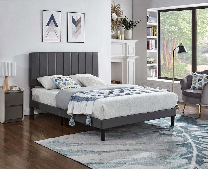 Image of if-5361 - double or queen bed - platform bed includes mattress support.