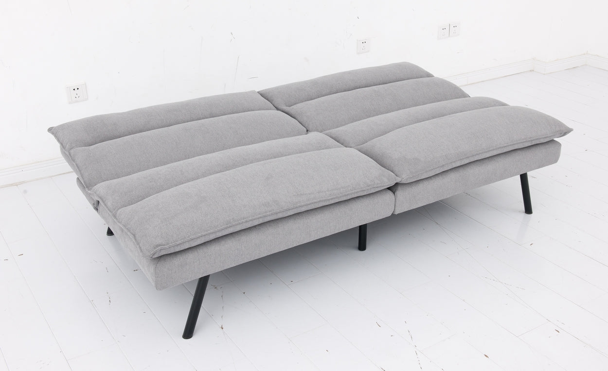 Ivory Sofa Bed with Track Arms – IF-8070