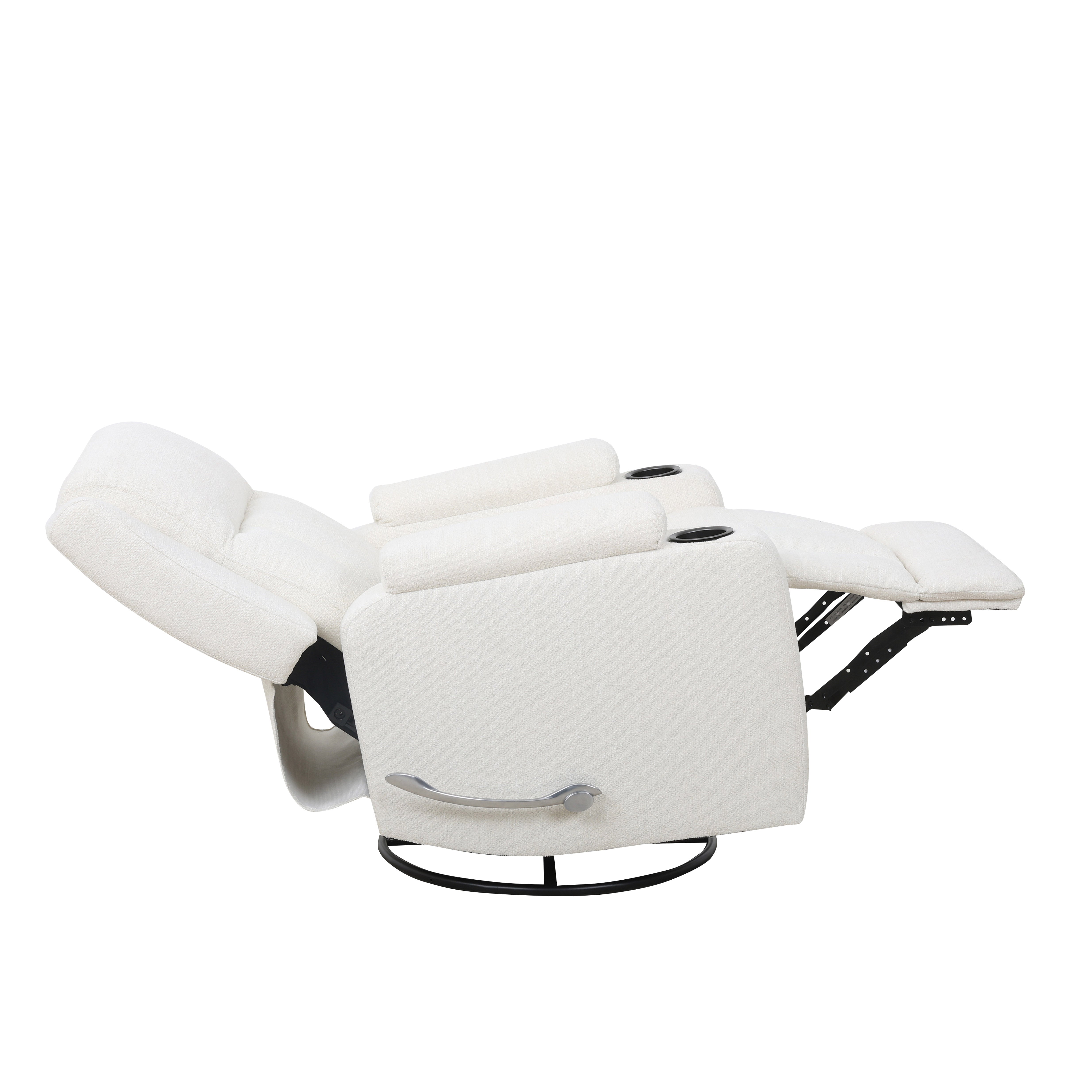 Ivory Leather Power Recliner – IF-6316-M Recliner