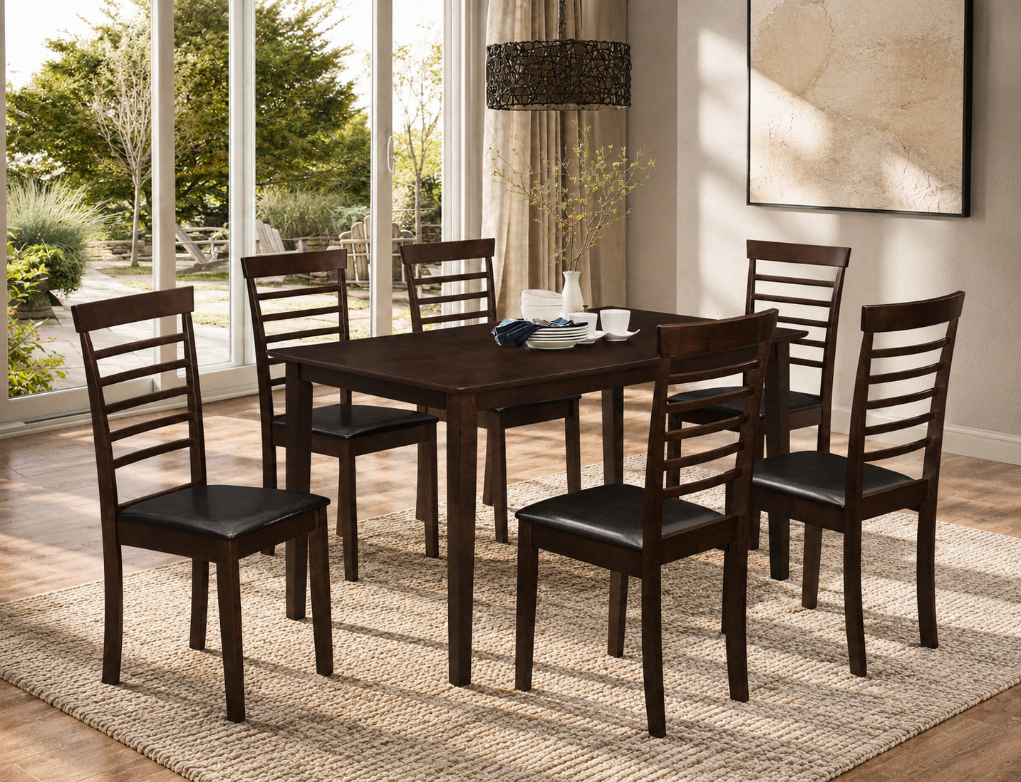 7pc Dinette Set – T-1048 C-1011