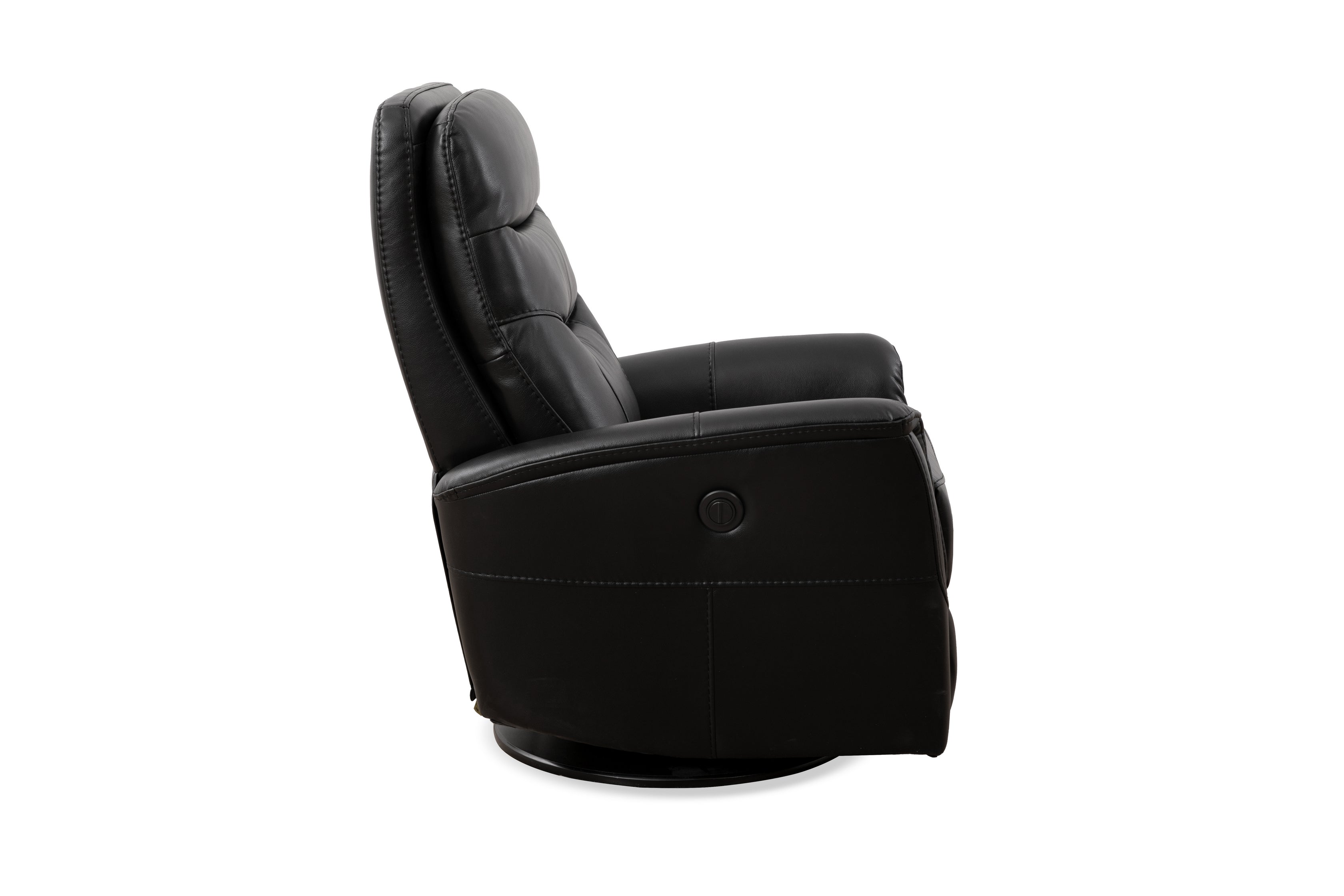 Black Leather Power Recliner – IF-6300-M Recliner