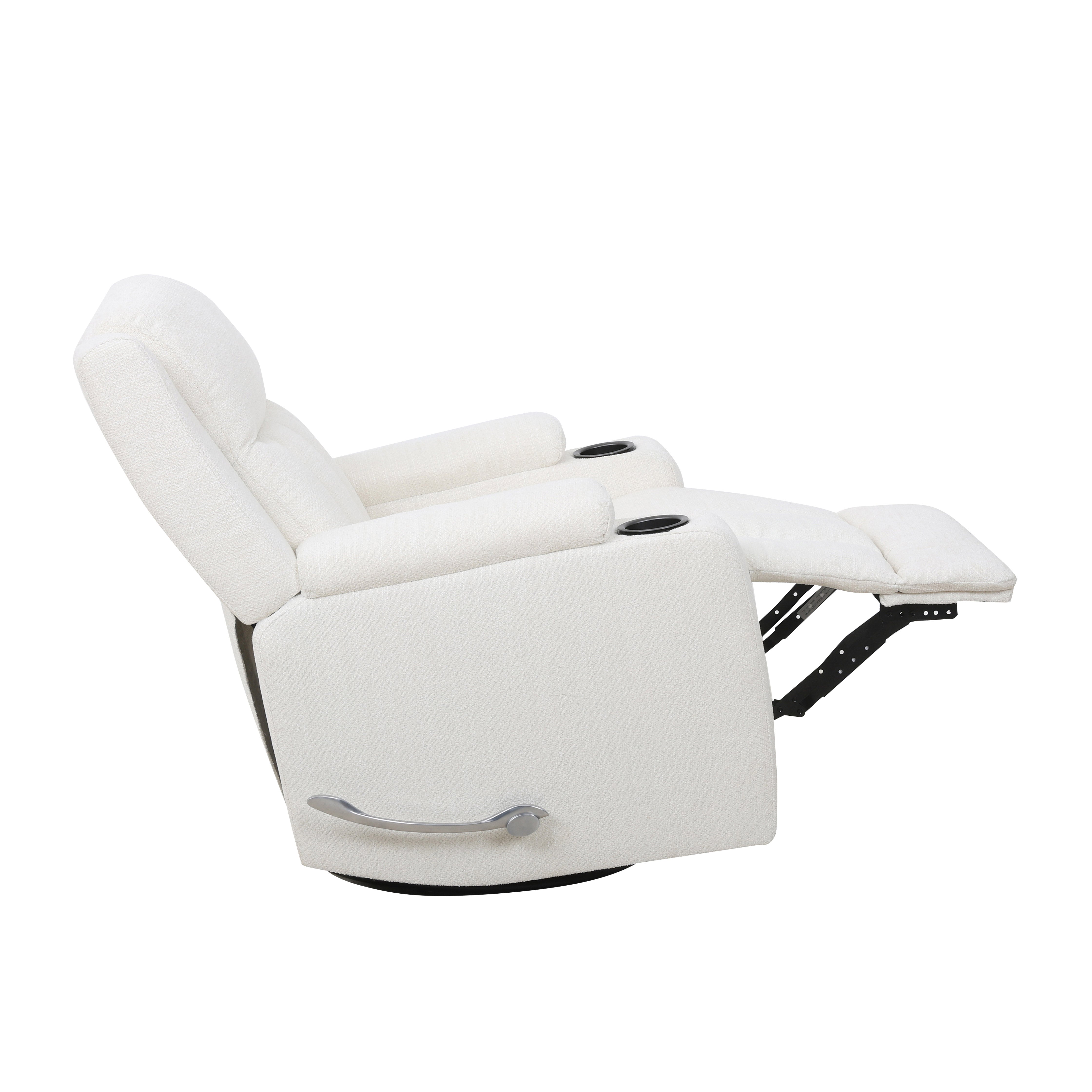 Ivory Leather Power Recliner – IF-6316-M Recliner