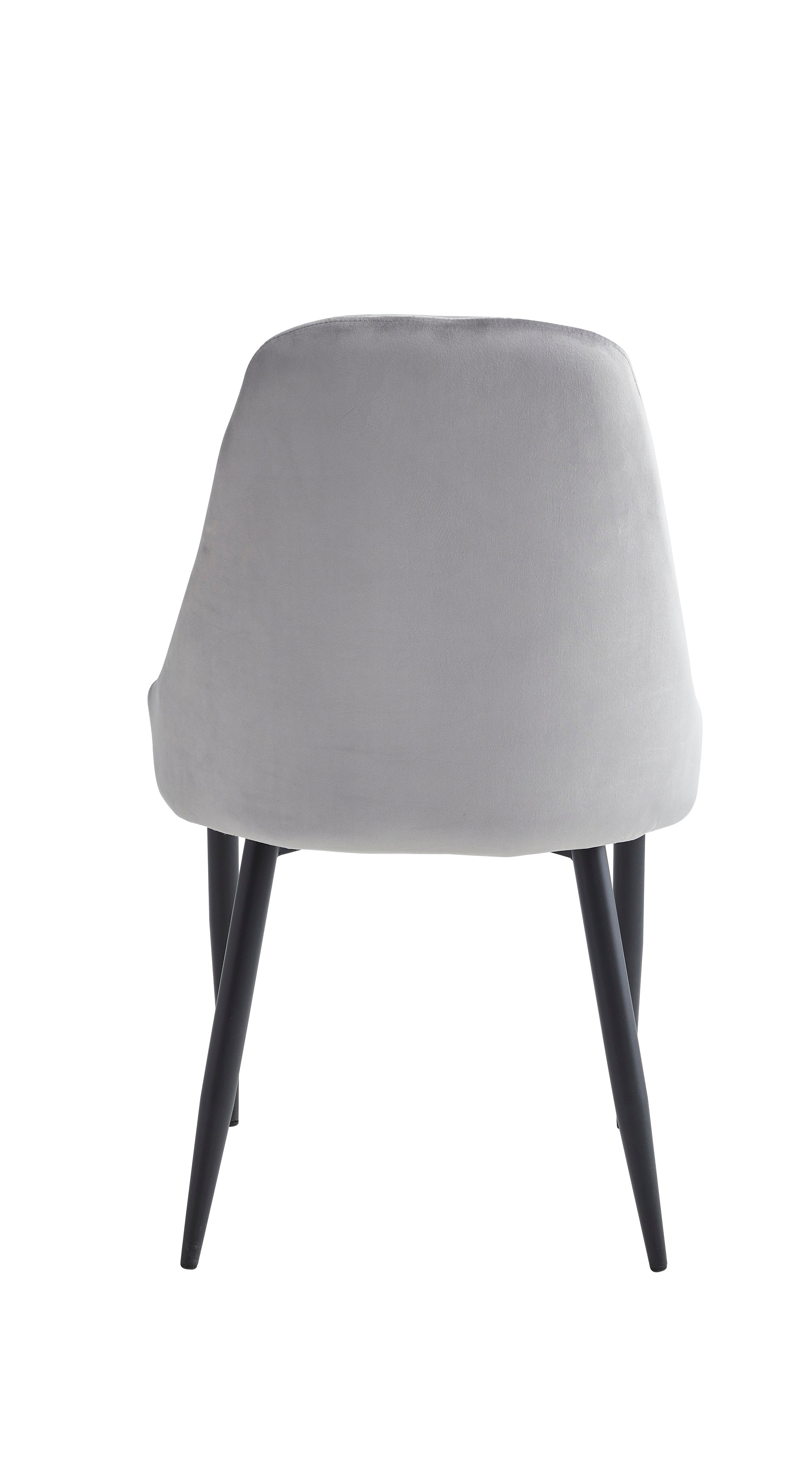 Light Grey Velvet Chair – C-1531