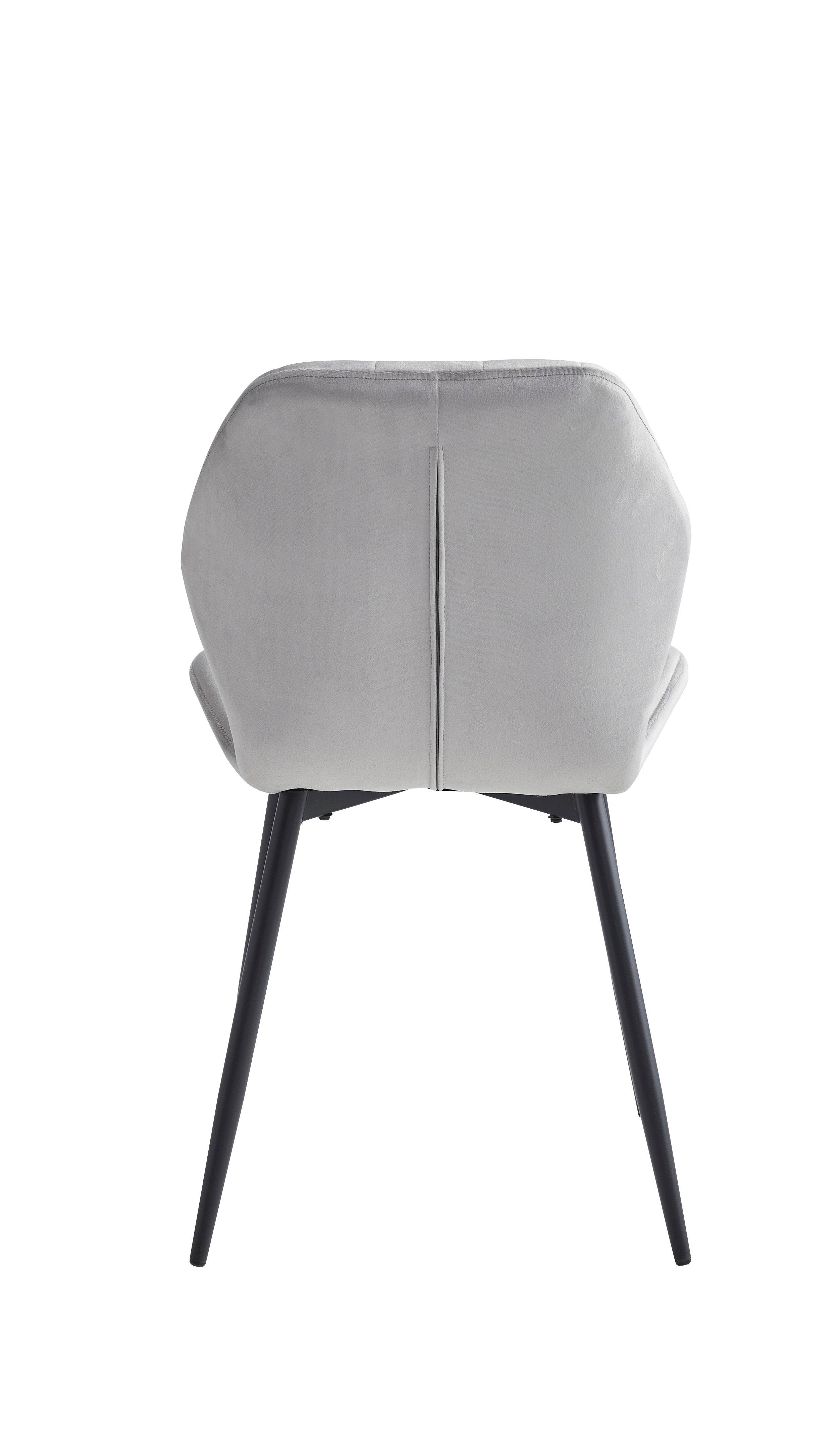 Light Grey Velvet Chair – C-1535