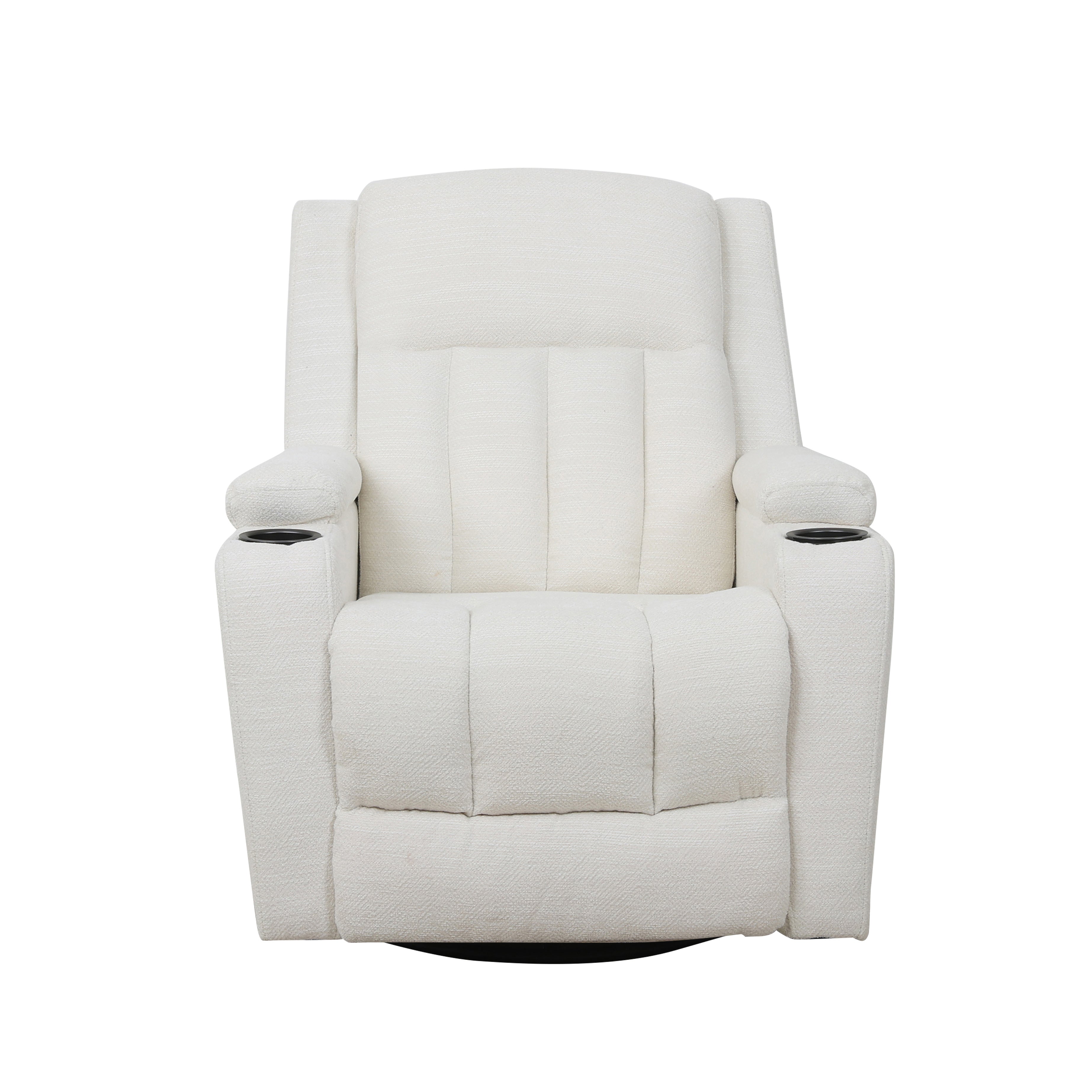 Ivory Leather Power Recliner – IF-6316-M Recliner