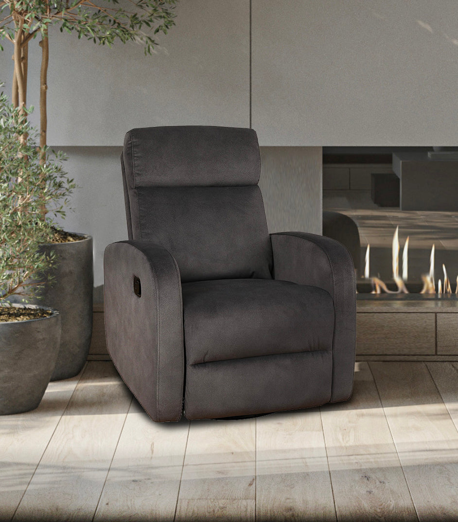 Grey Fabric Rocker Recliner – IF-6336-M Recliner