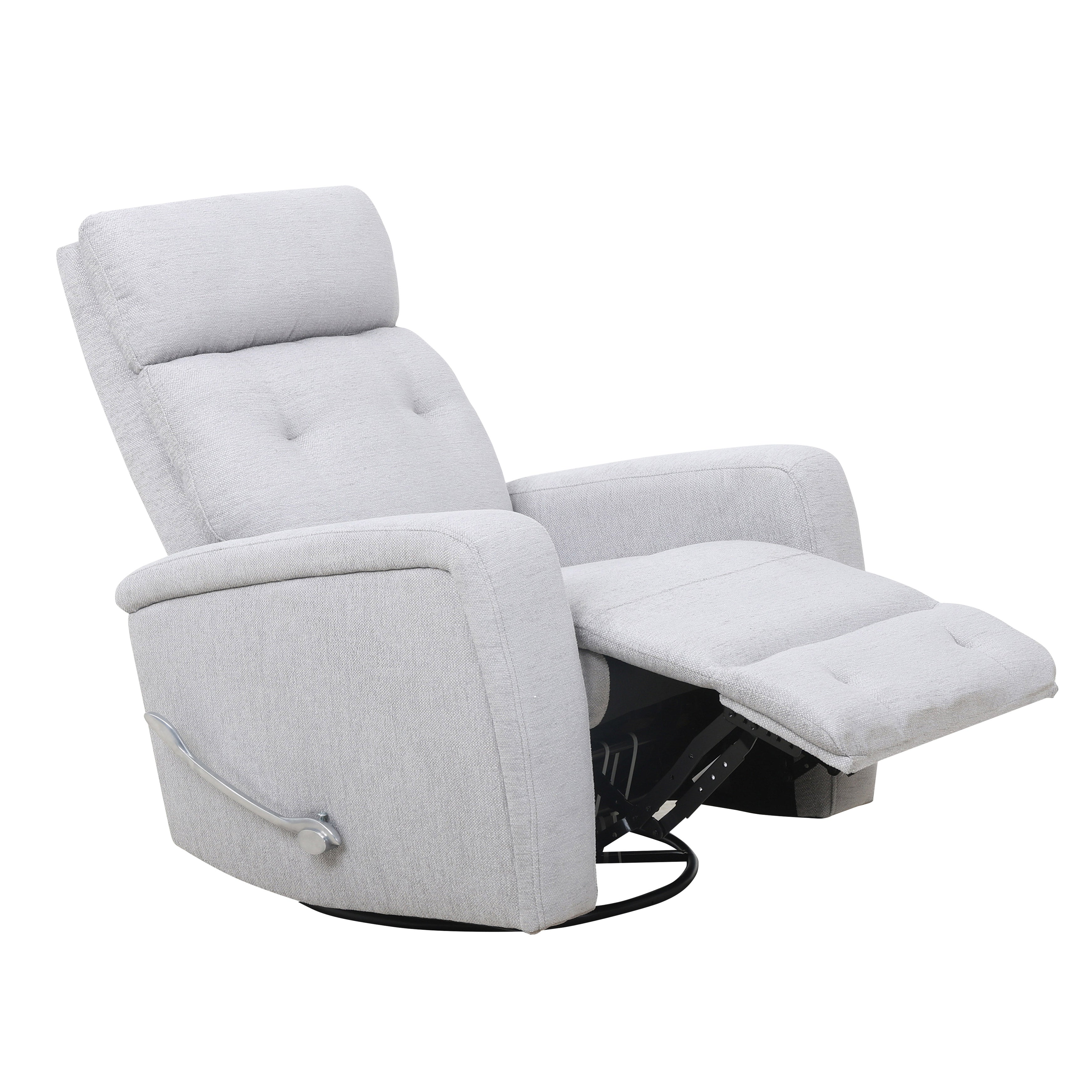 Light Grey Fabric Swivel Recliner – IF-6325-M Recliner