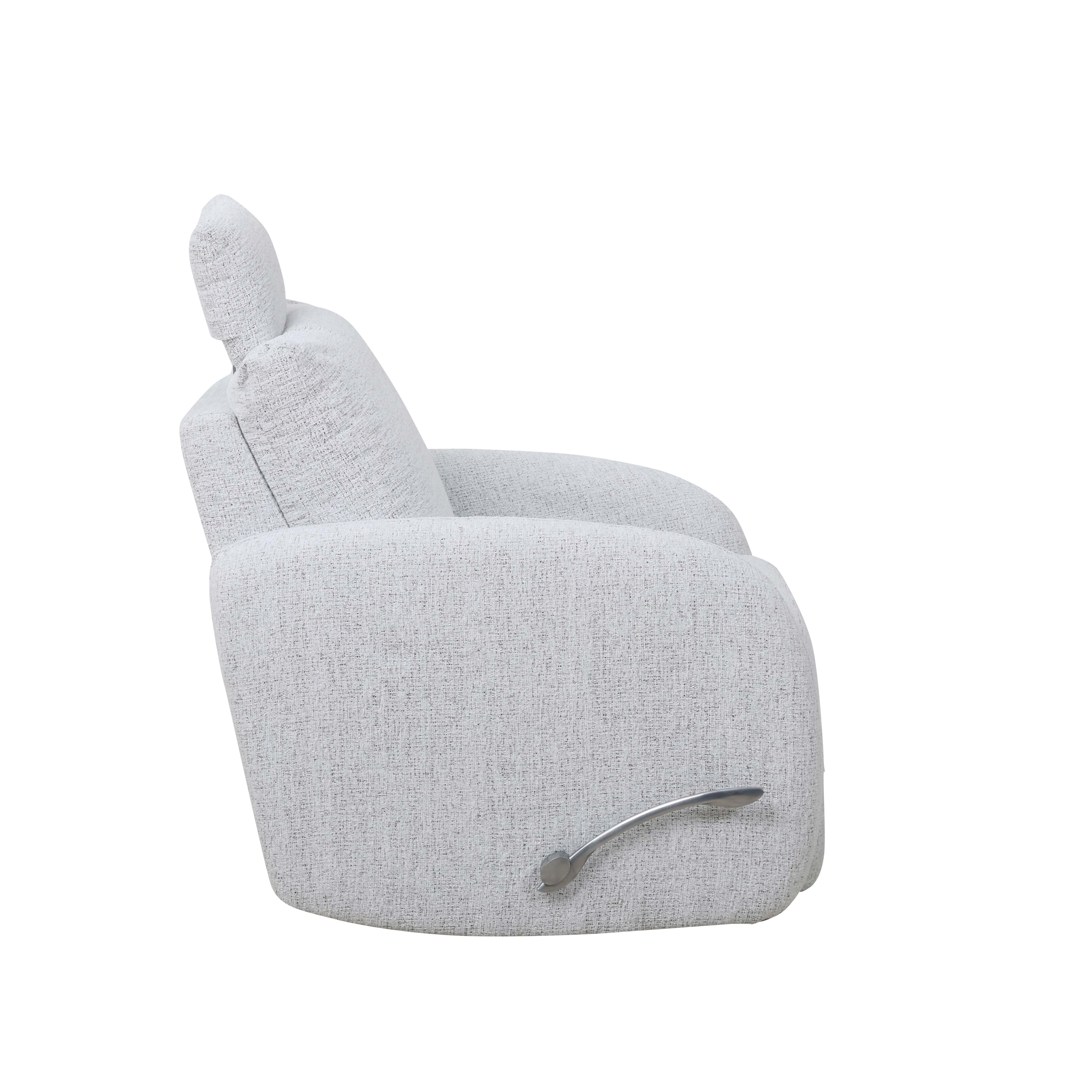 Light Grey Fabric Rocker Recliner – IF-6355-M Recliner