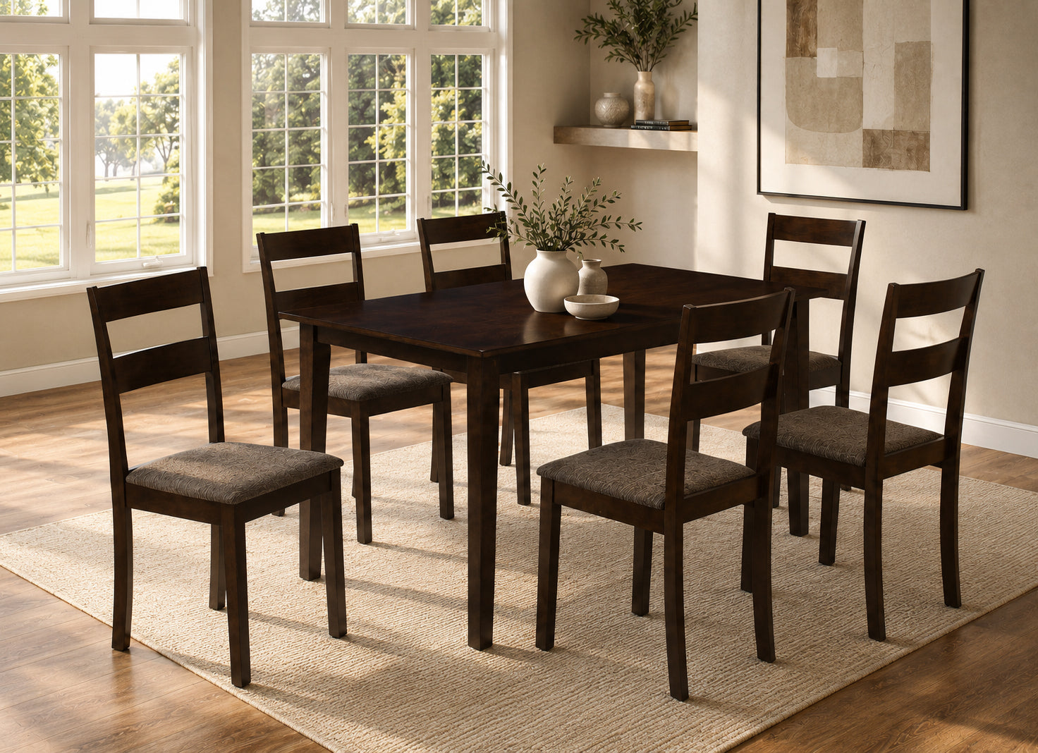 7pc Dinette Set – T-1048 C-1033