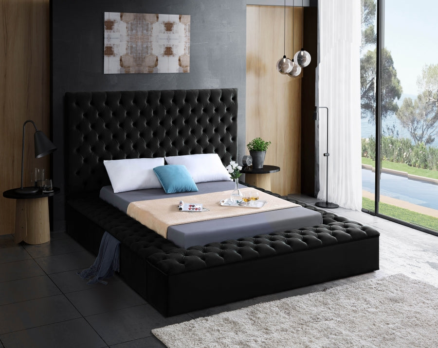 Ivory Tufted Storage Bed – IF-5793