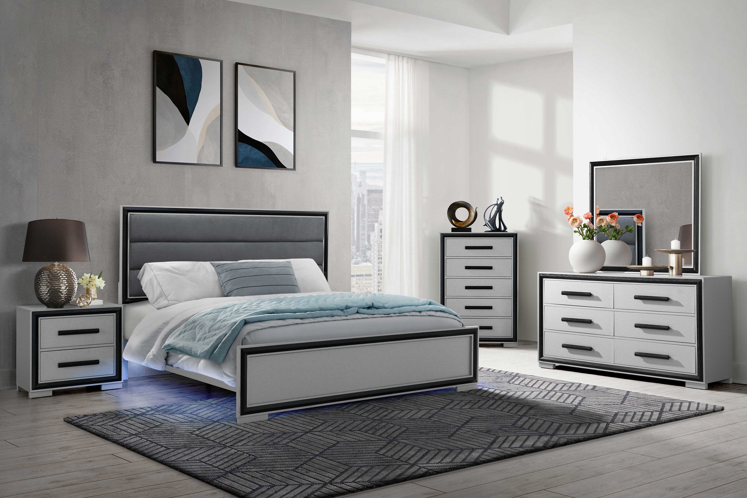 Amelia-Black Ver2 - Bedroom Set