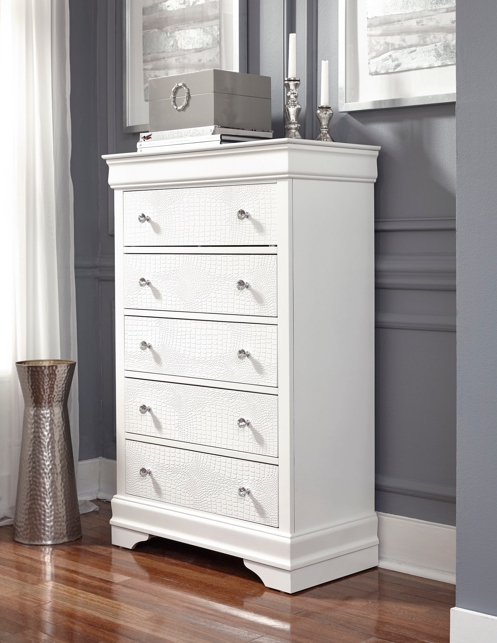Pompei White Tufted Bedroom Set – Pompei (White)