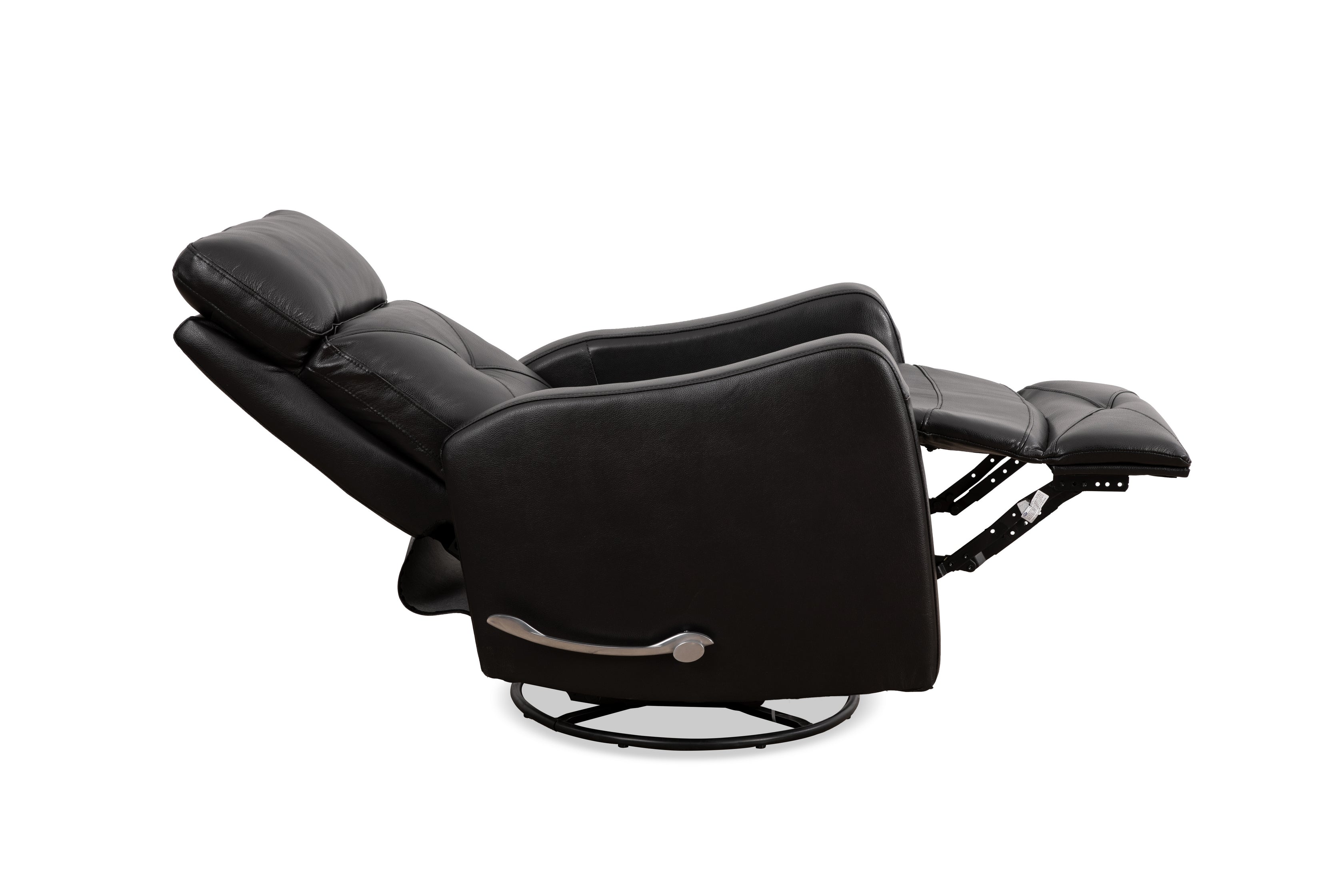 Black Leather Rocker Recliner – IF-6332-M Recliner