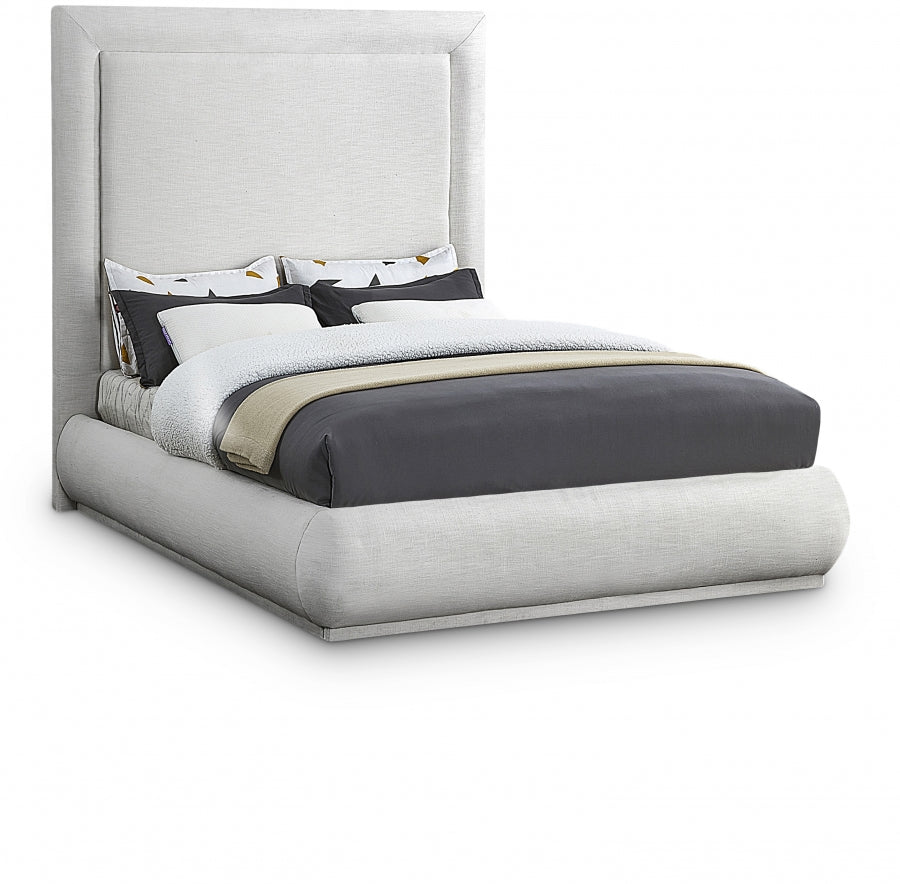 Creme Linen Fabric Bed – IF-5200
