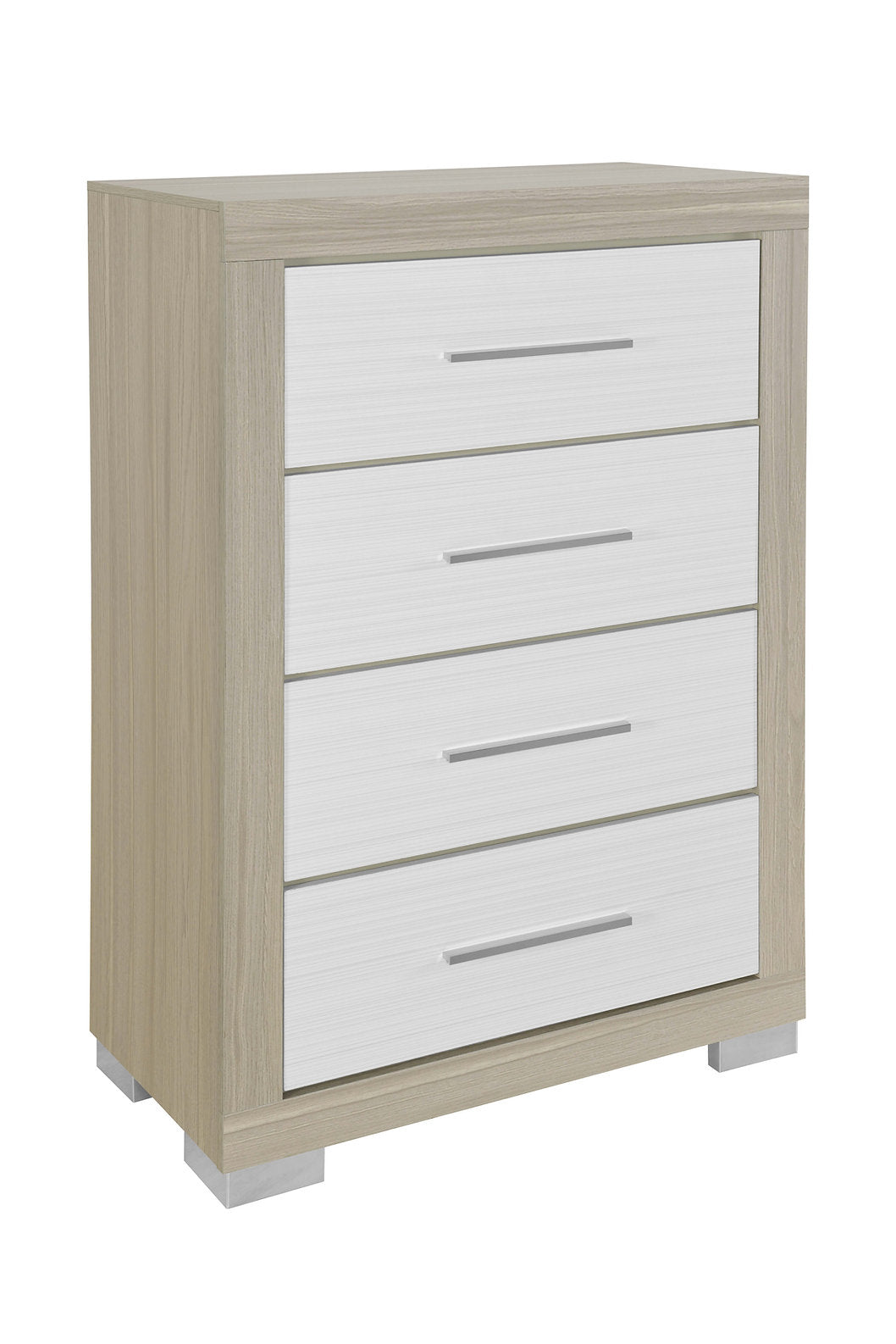 Emma (Natural-White) Bedroom Set