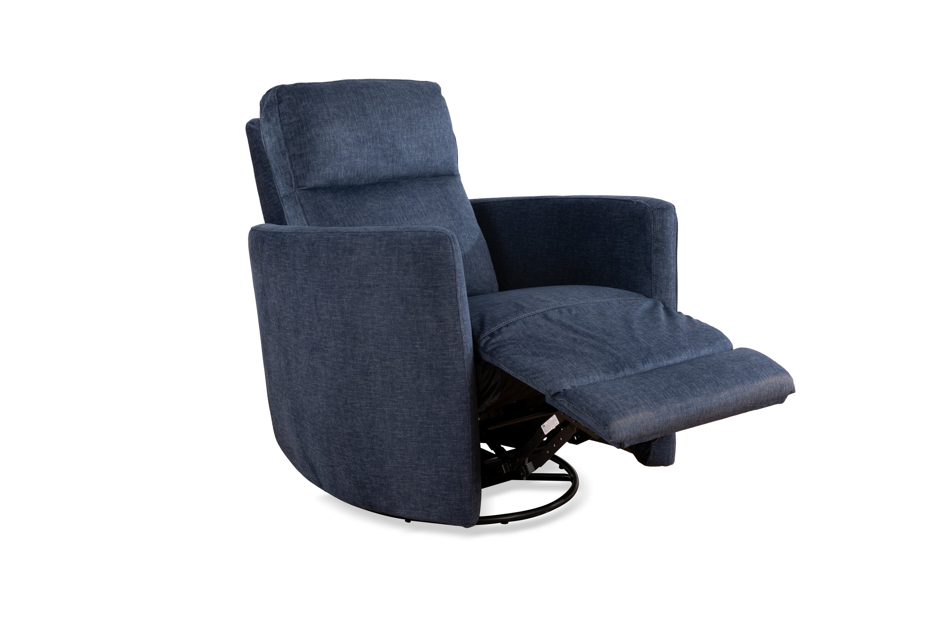 Navy Blue Fabric Rocker Recliner – IF-6340-M Recliner