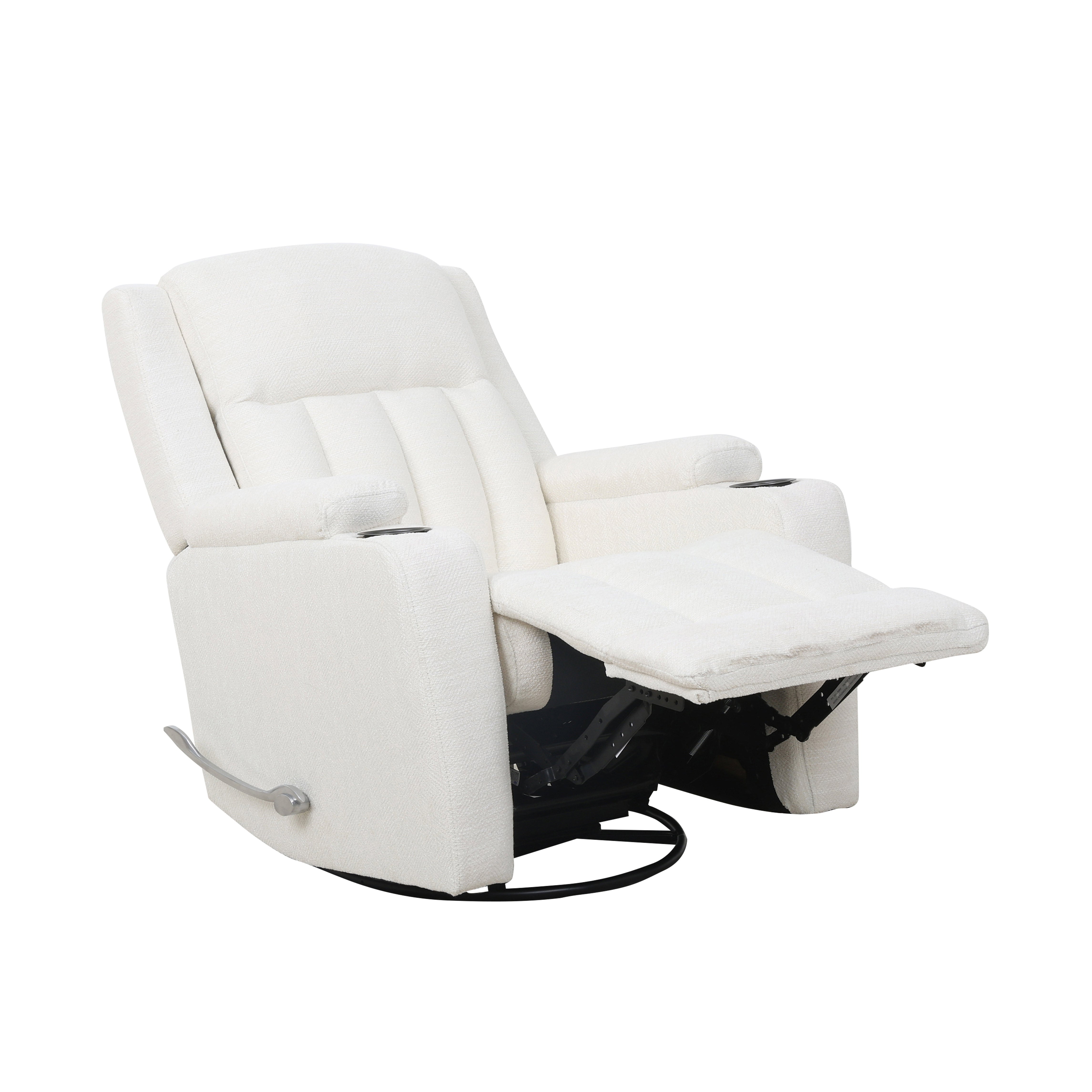 Ivory Leather Power Recliner – IF-6316-M Recliner