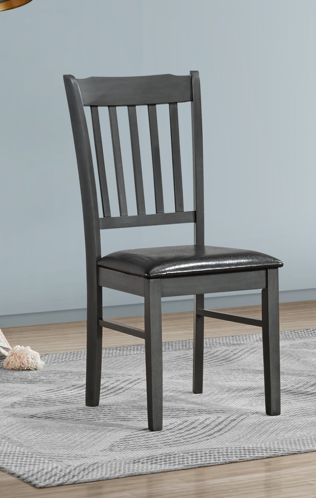 Black PU Upholstered Cushion Seats Dinette Set – T-1030 C-1032
