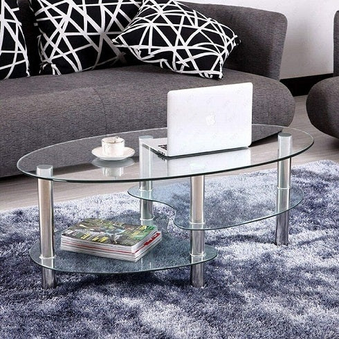8mm Clear Tempered Glass Coffee / Side Table – IF-2014