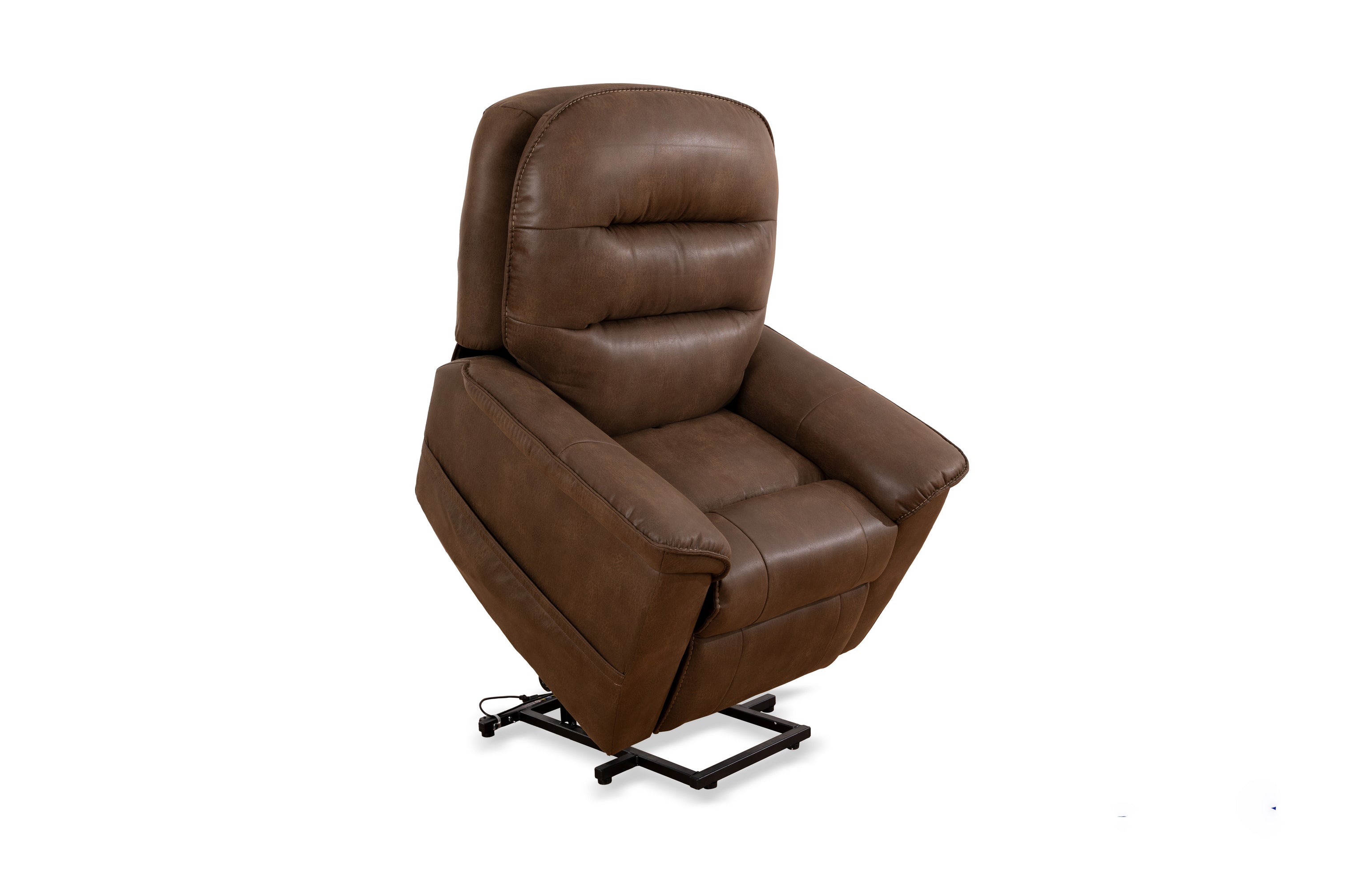 Brown Faux Leather Power Lift Recliner – IF-6365-M Lift Chair