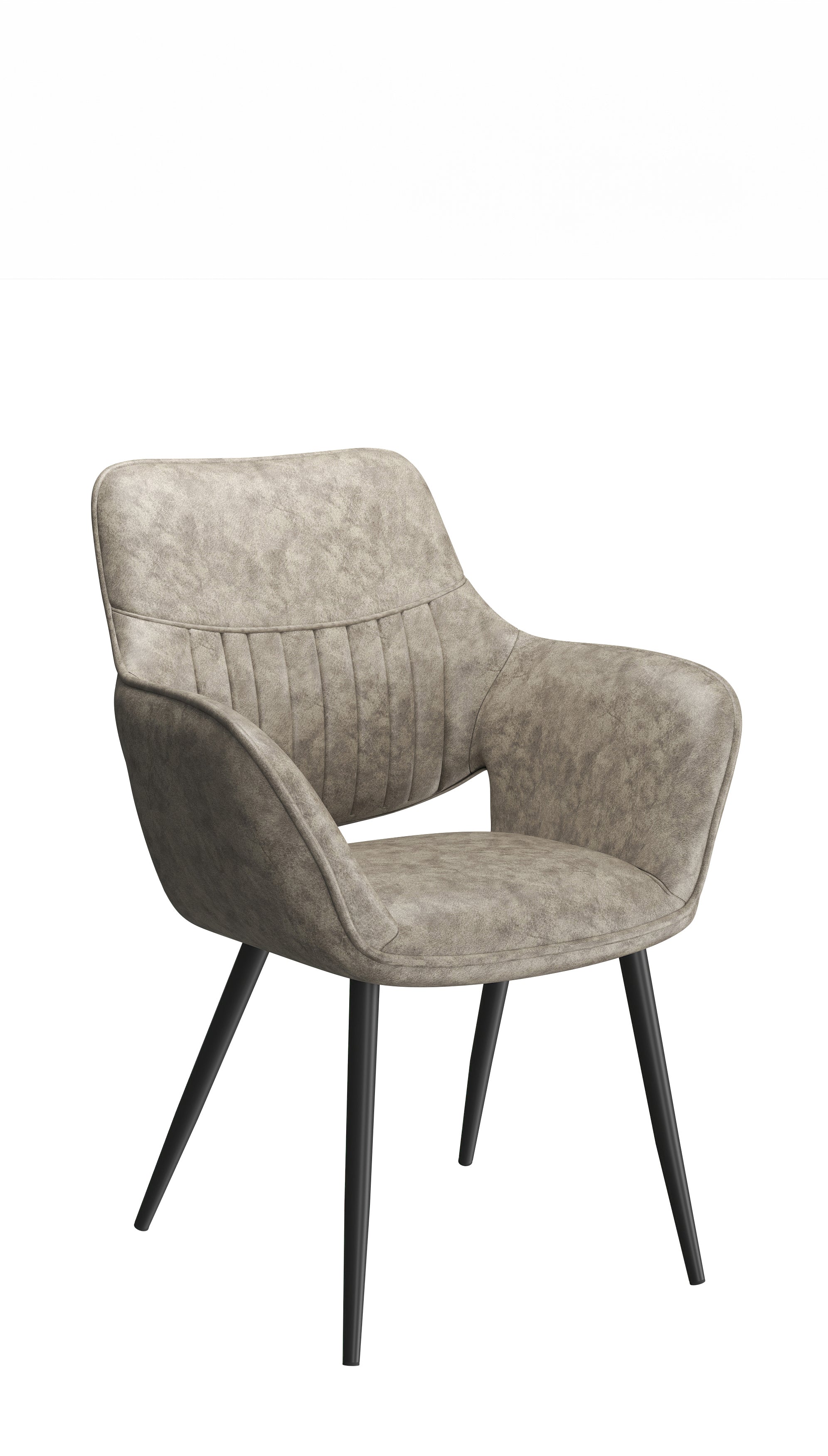 Sintered Stone Chanel Marble Top With X-Shape Black Steel Base Dinette Set – T-1545 C-1546