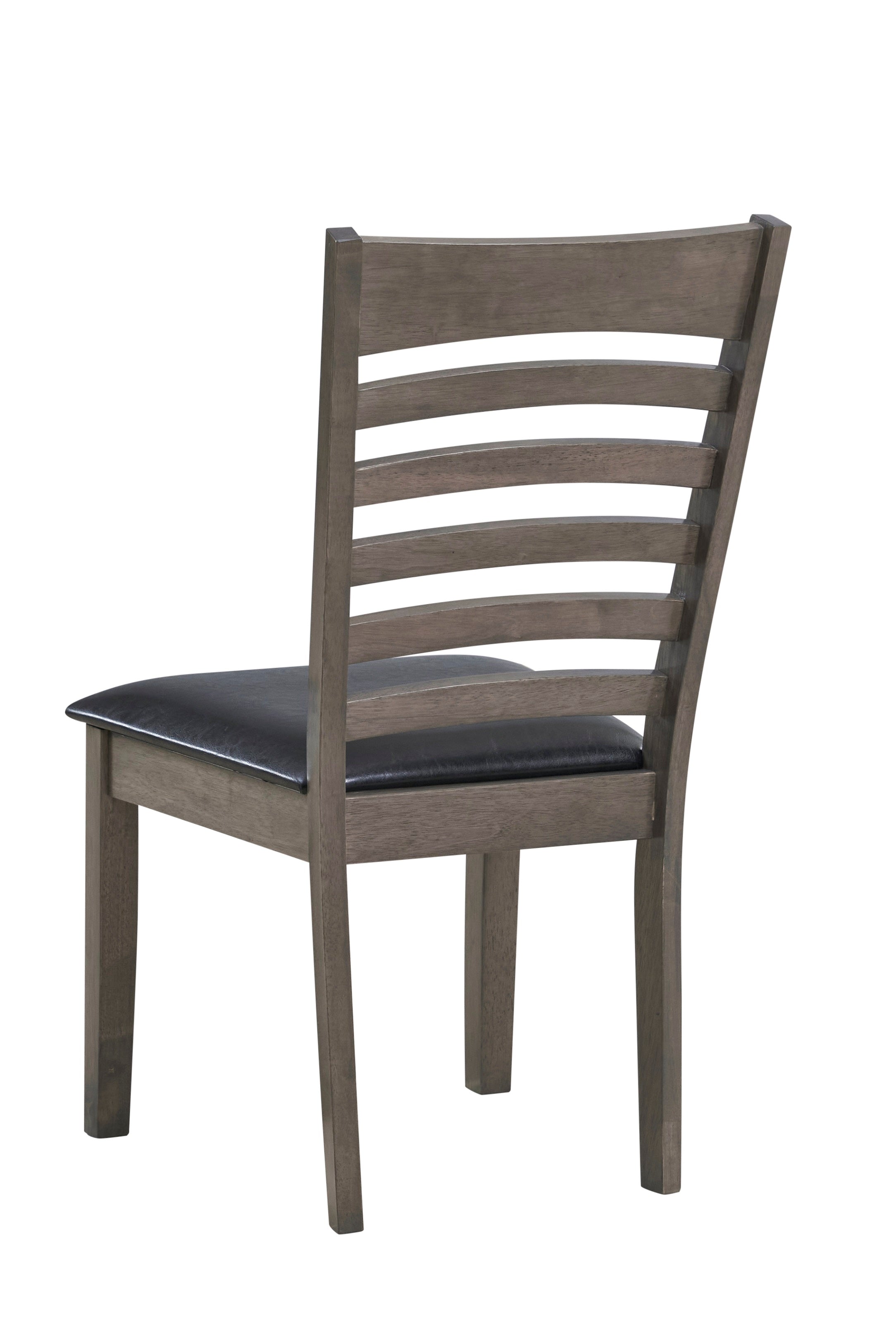 Black PU Upholstered Cushion Seats Dinette Set – T-1080 C-1081