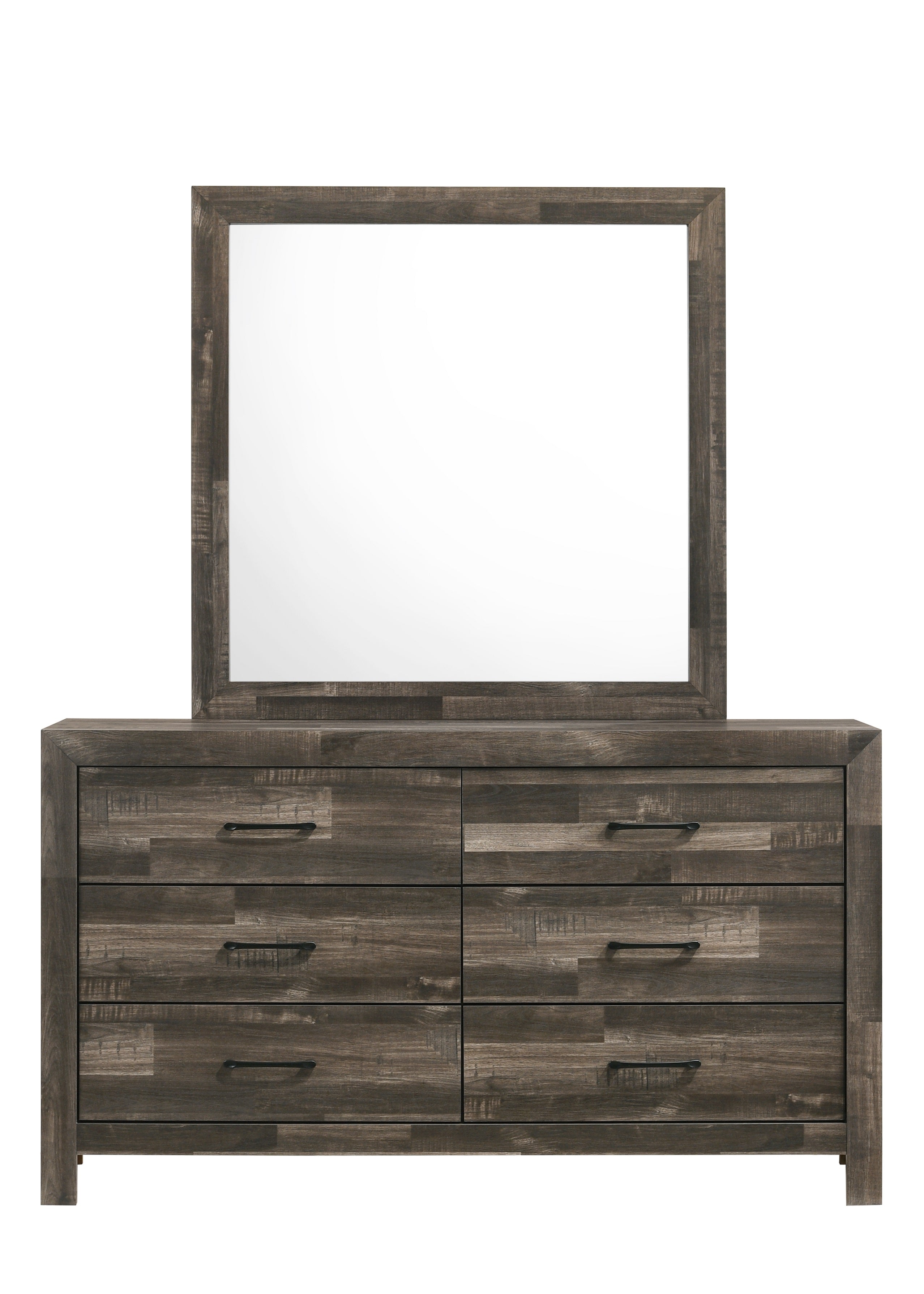 Features 6 Pull-Out Drawers Dresser & Mirror Set – Athens D/M