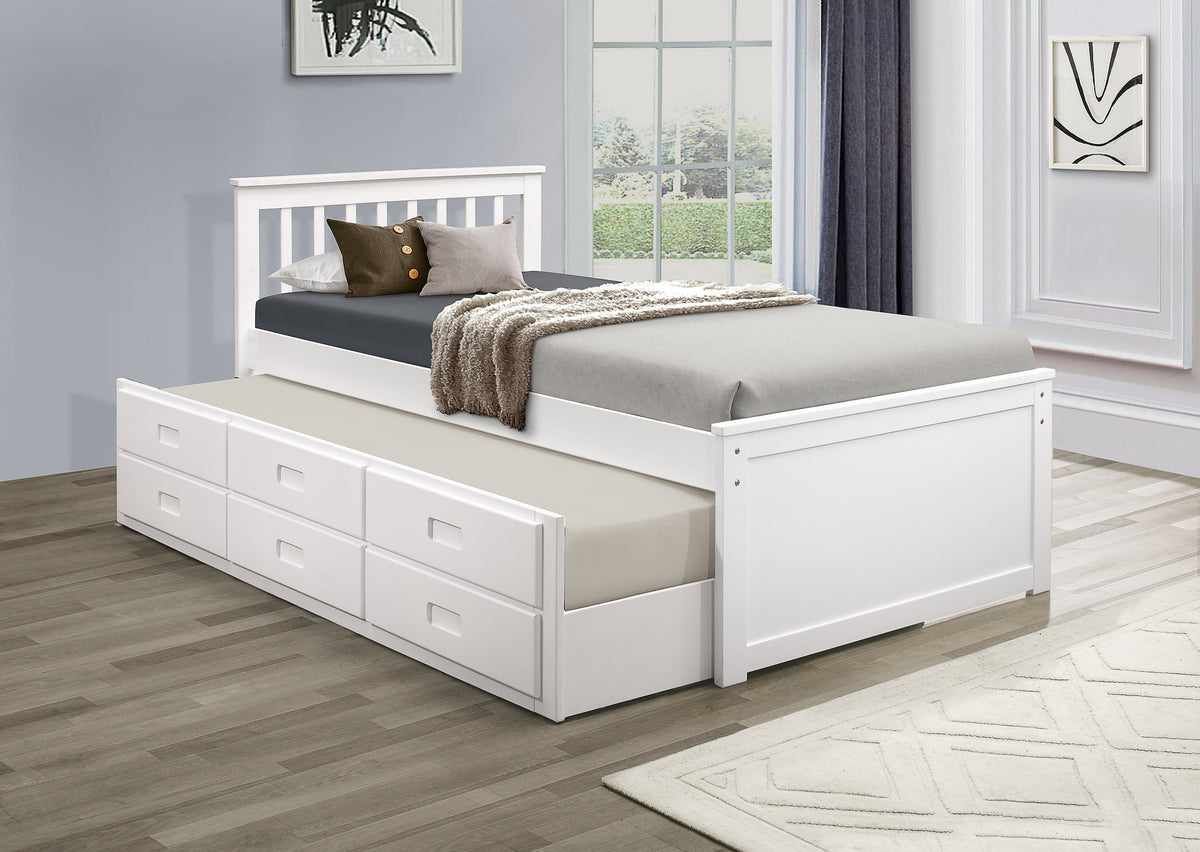 Trundle is Reversible and can be Installed on Either Side of the Bed – IF-300-W