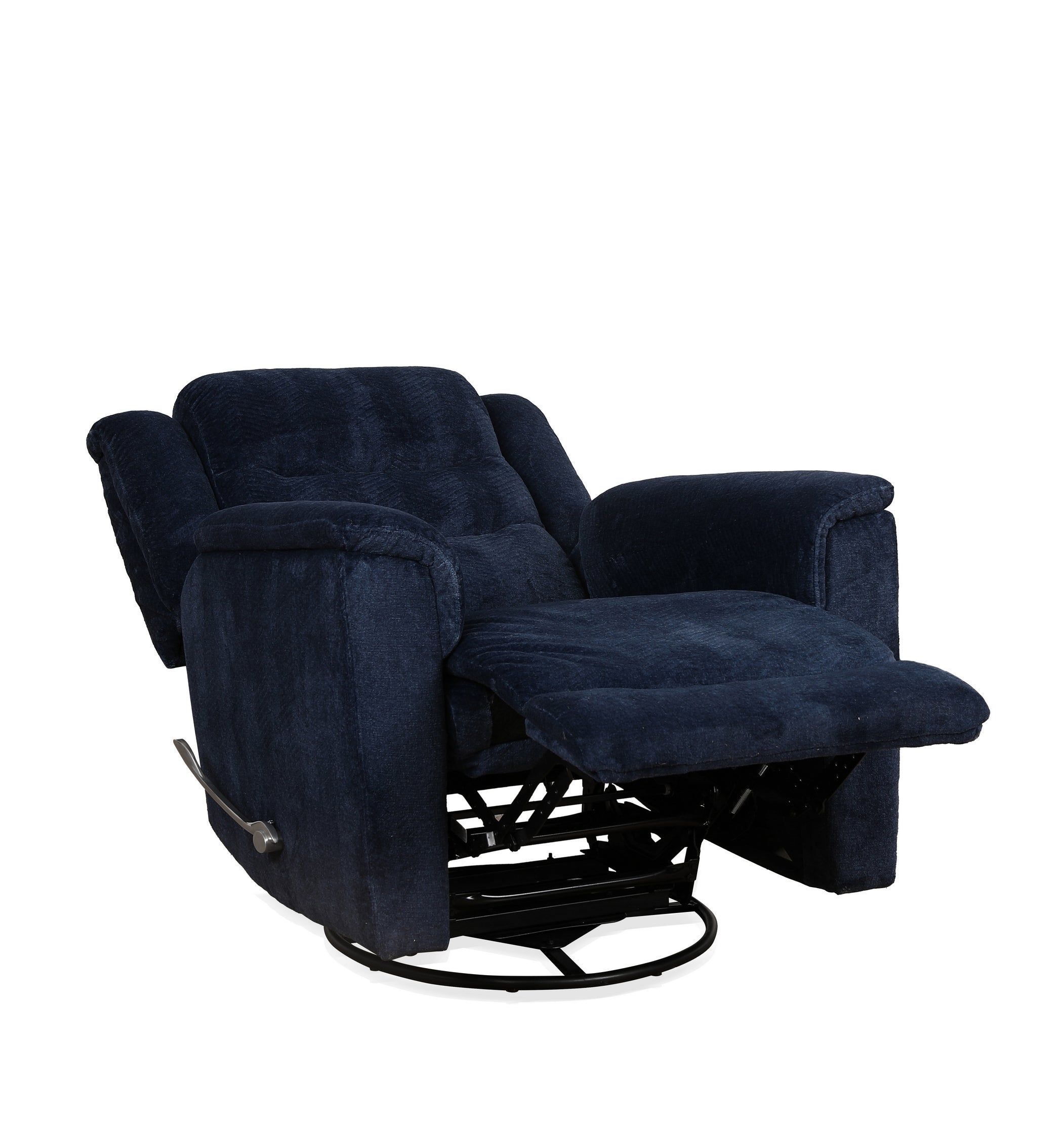 Navy Blue Fabric Rocker Recliner – IF-6347-M Recliner
