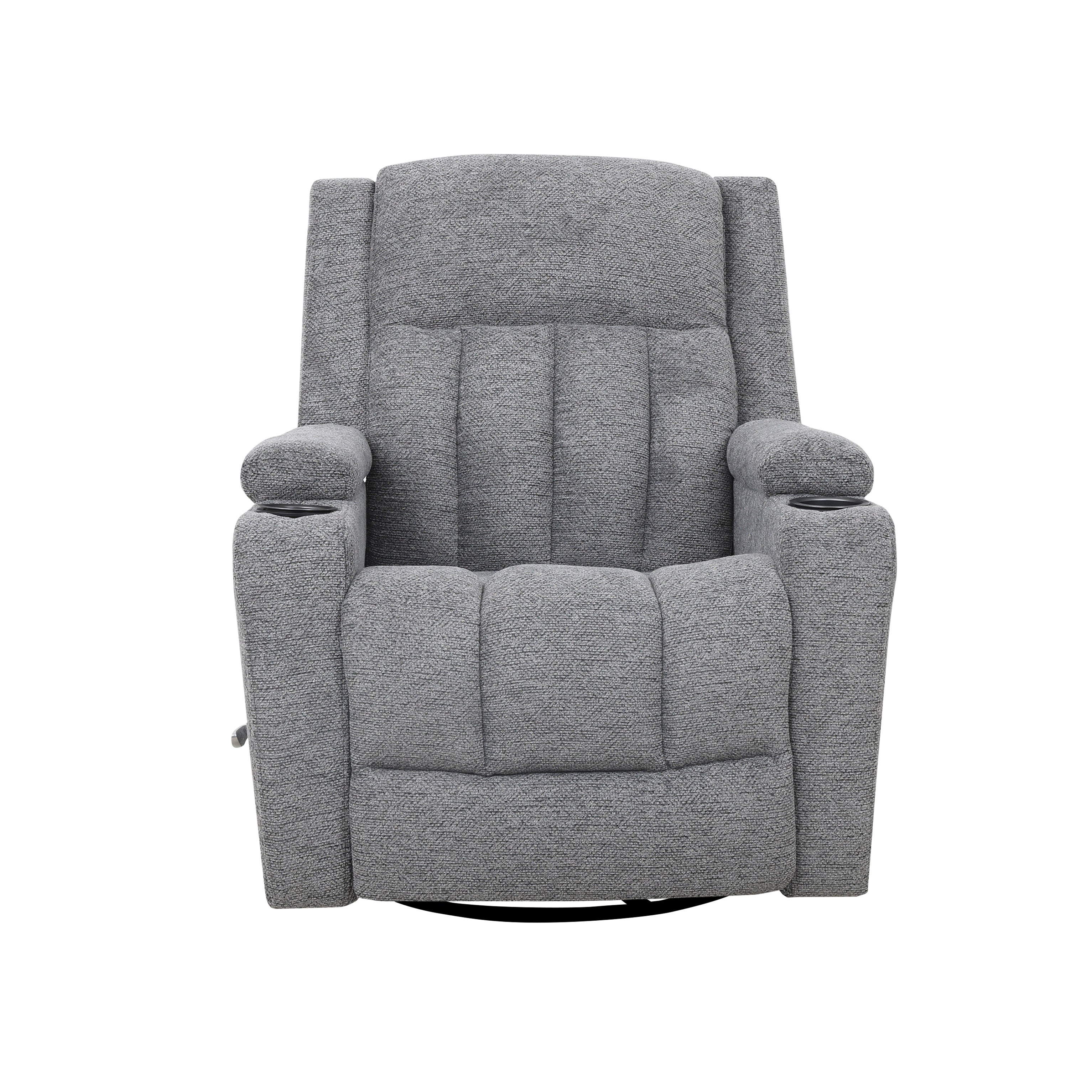 Light Grey Fabric Swivel Glider Recliner – IF-6317-M Recliner