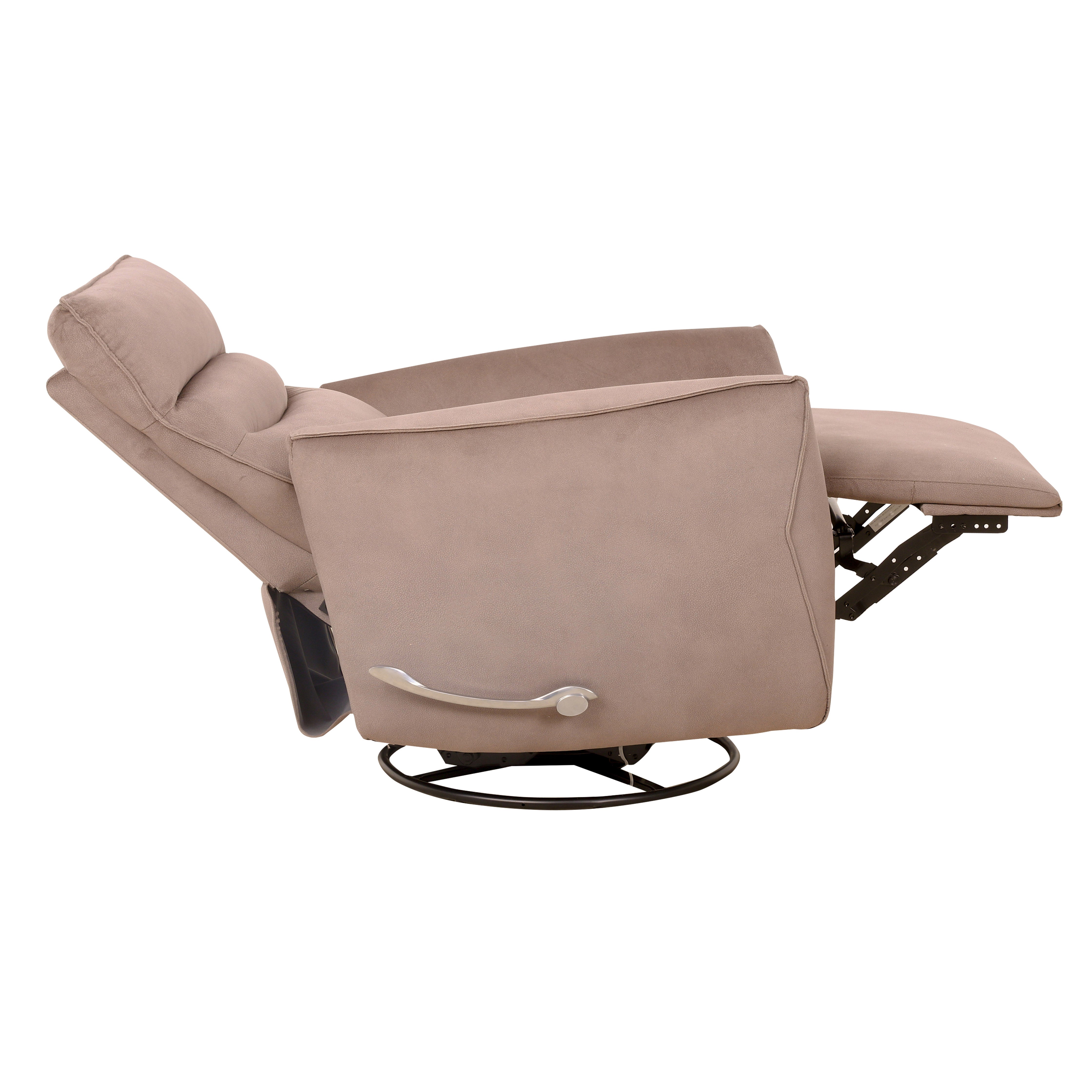 Taupe Fabric Swivel Glider Recliner – IF-6328-M Recliner